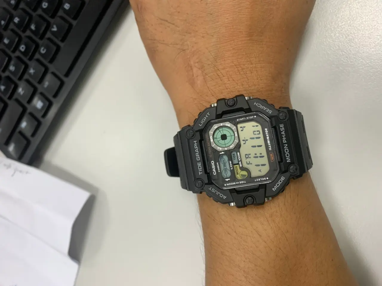 Khách hàng review Đồng hồ Casio Timeless 48.6 mm Nam WS-1700H-1AVDF 2