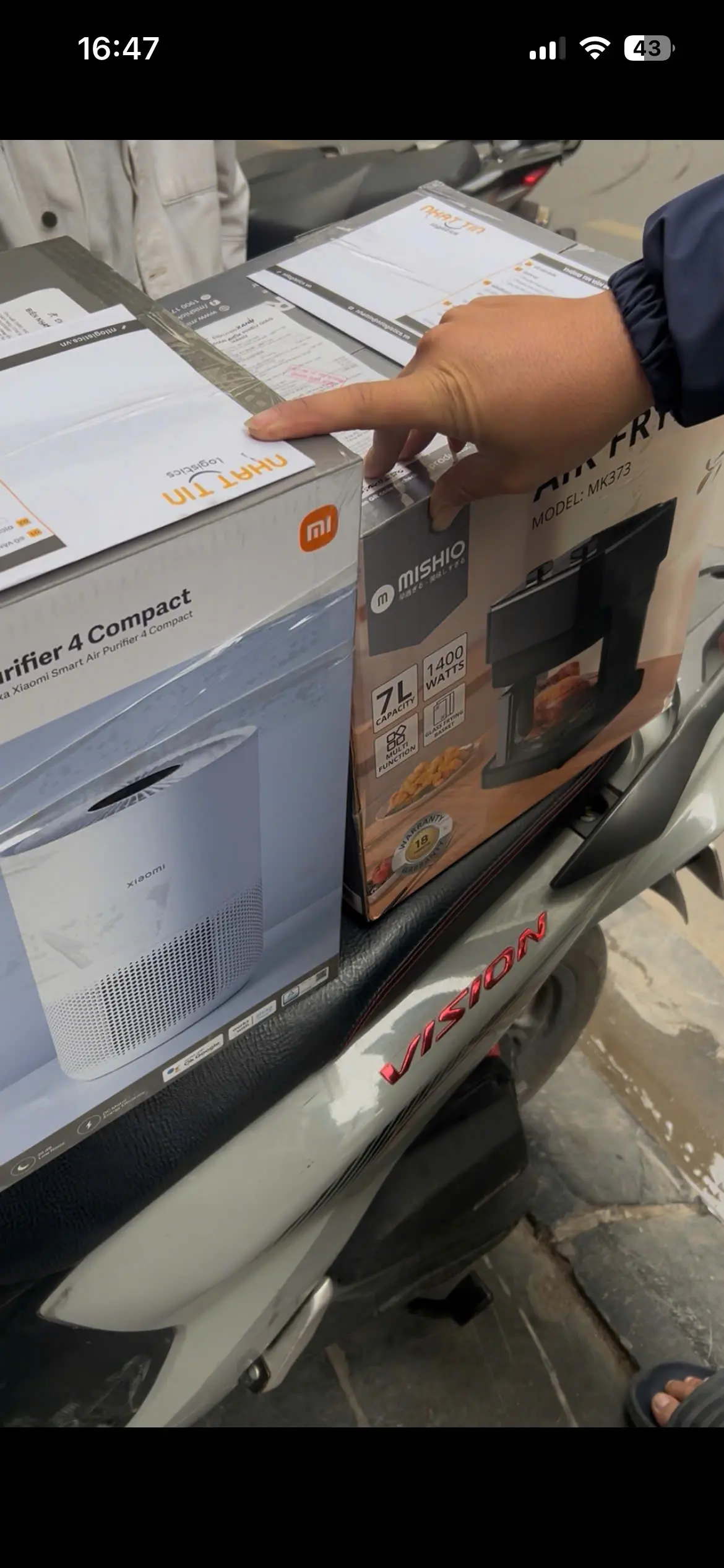 Khách hàng review Nồi chiên không dầu Mishio 7 lít MK373 3