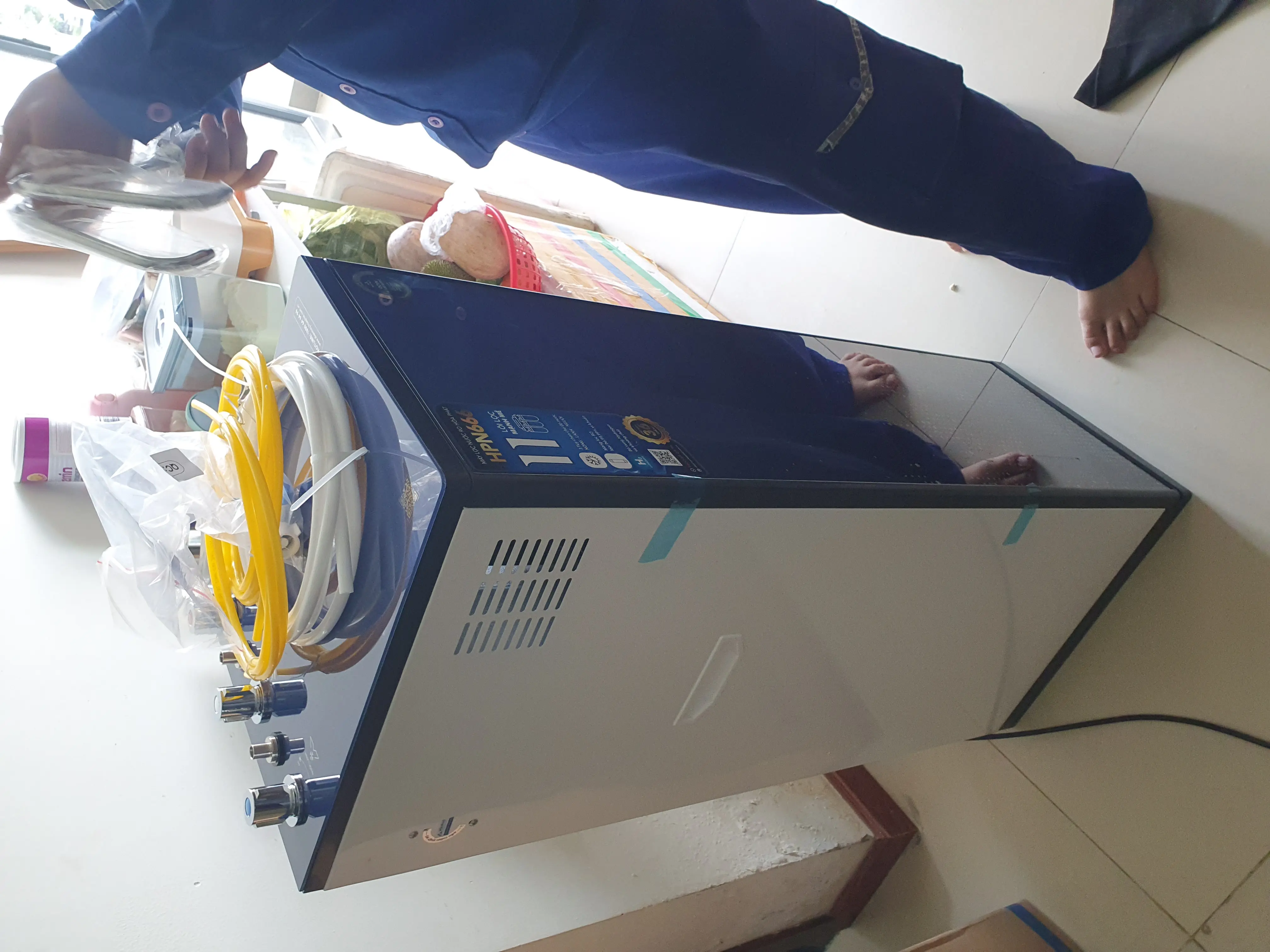 Khách hàng review Máy lọc nước RO nóng nguội lạnh Hydrogen Hòa Phát HPN666 11 lõi 1