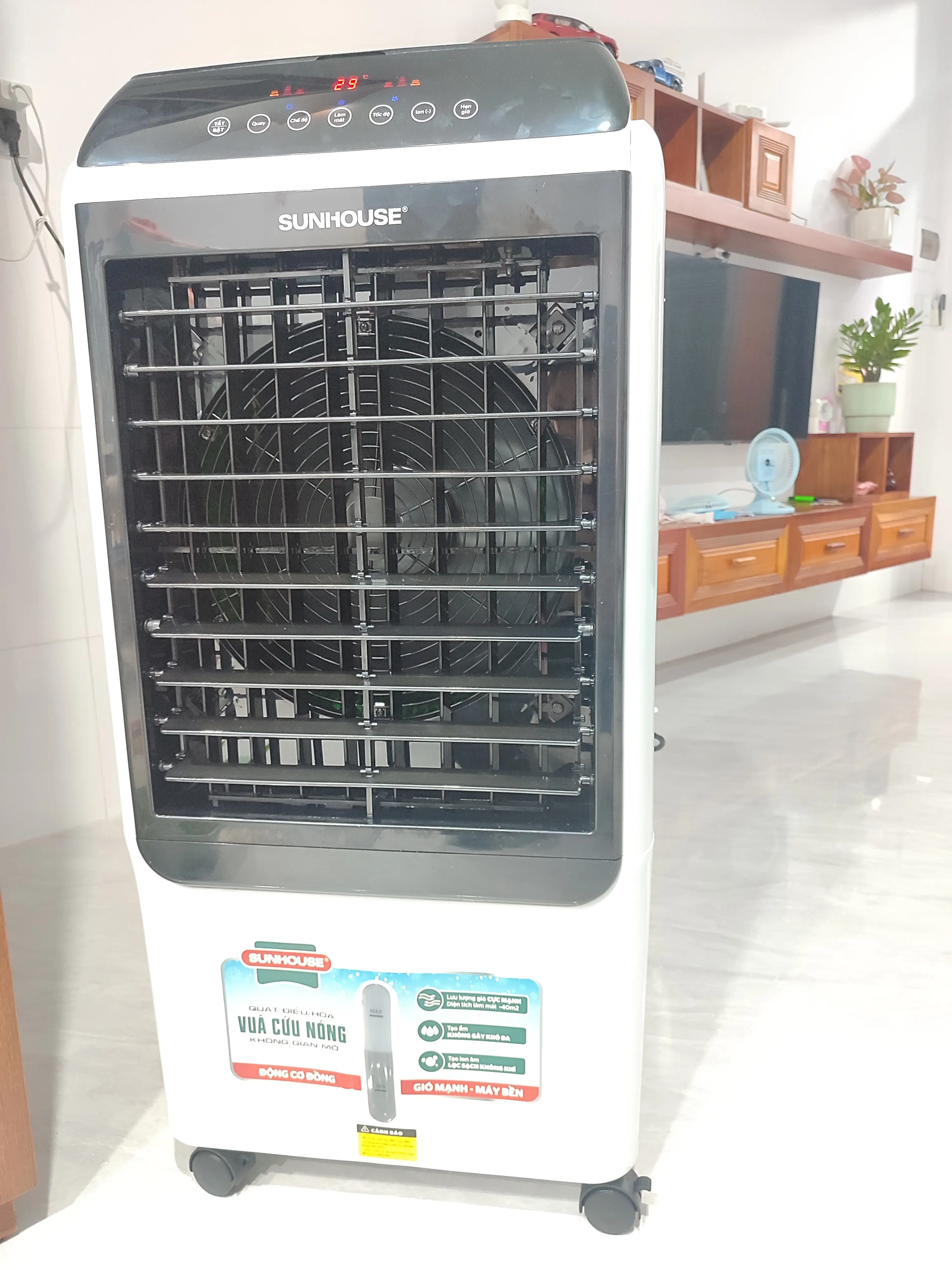 Khách hàng review Quạt điều hòa Sunhouse SHD7727 150W 4