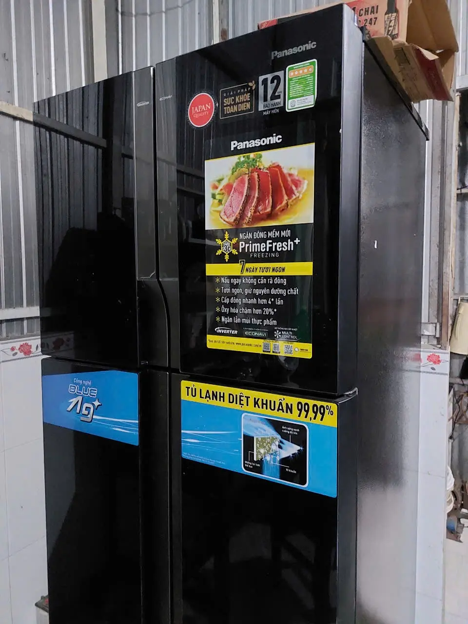 Khách hàng review Tủ lạnh Panasonic Inverter 550 lít Multi Door NR-DZ601VGKV 21