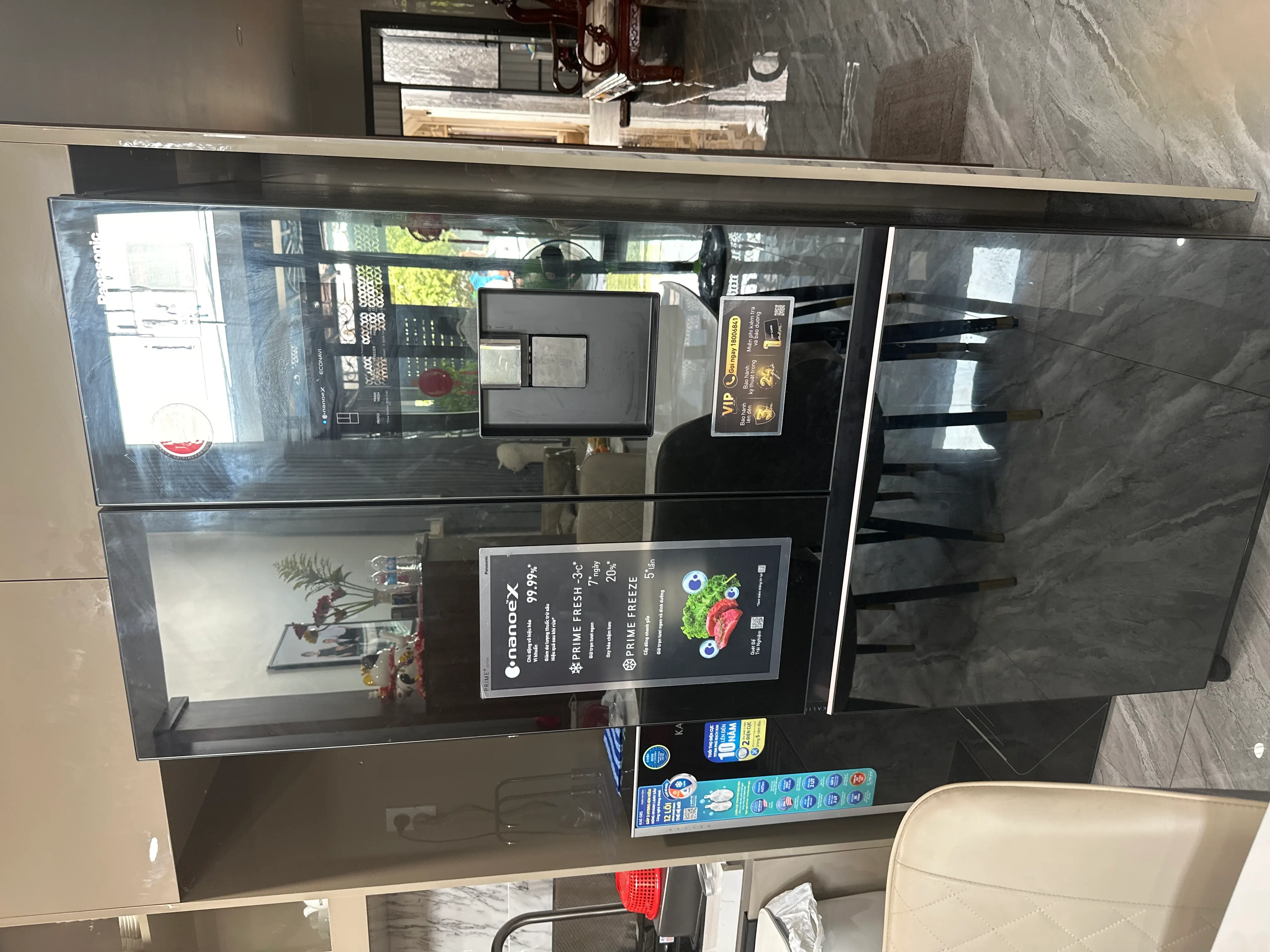 Khách hàng review Tủ lạnh Panasonic Inverter 495 lít Multi Door PRIME  Edition NR-CW530XMMV 6