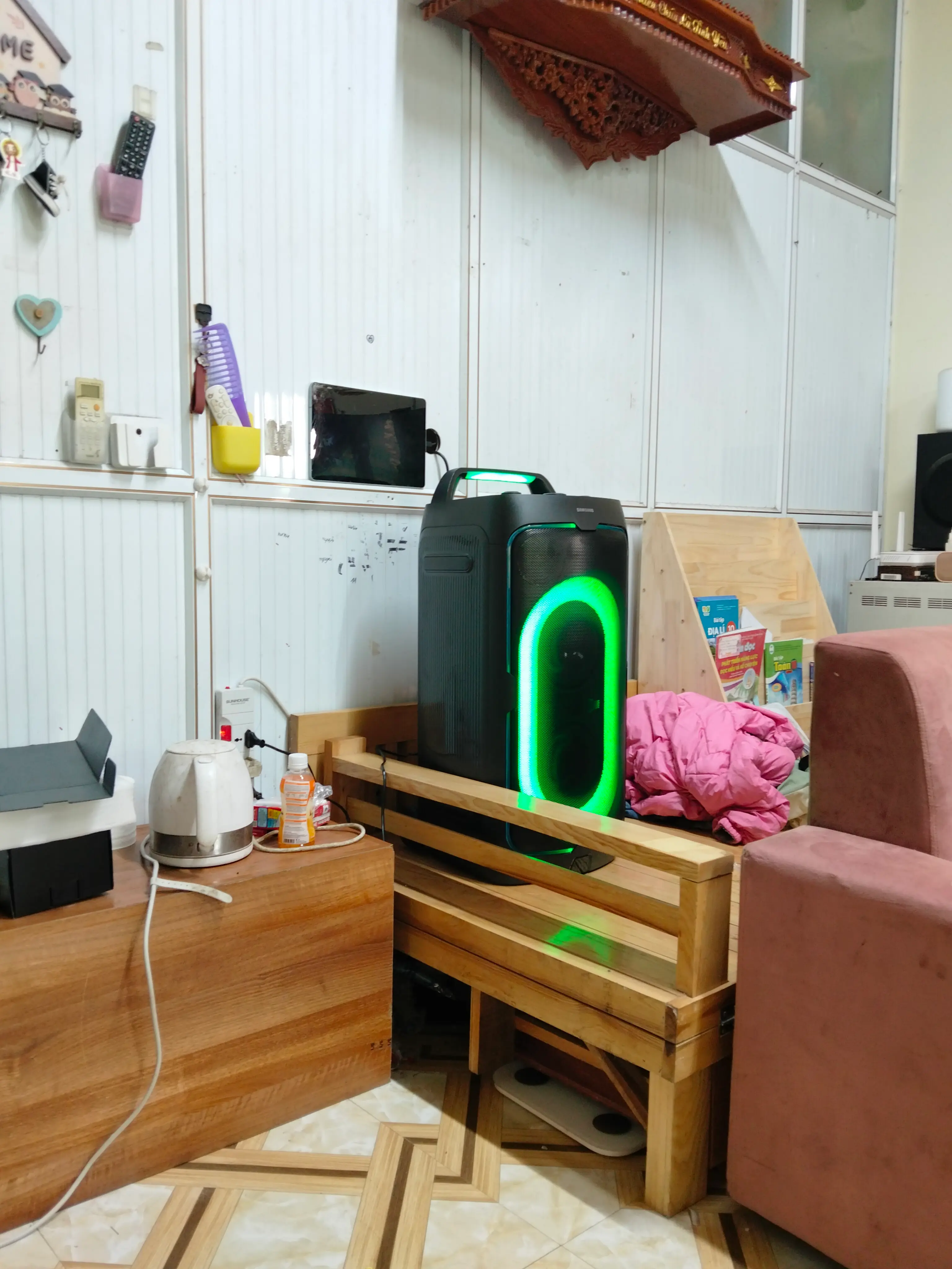 Khách hàng review Loa tháp di động dạng kéo Samsung MX-ST50F 240W 2