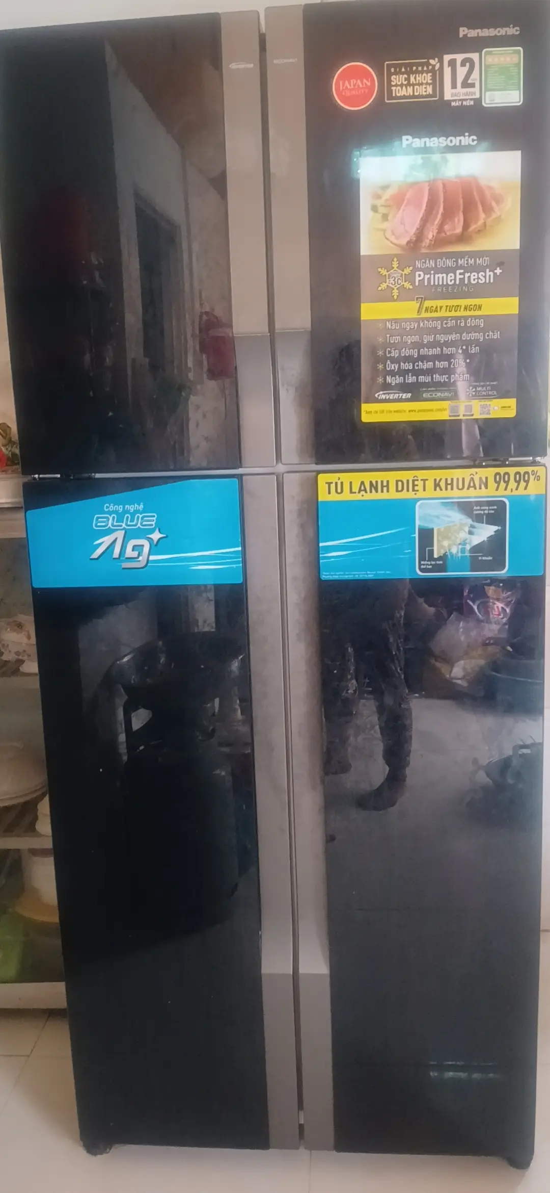 Khách hàng review Tủ lạnh Panasonic Inverter 550 lít Multi Door NR-DZ601VGKV 8