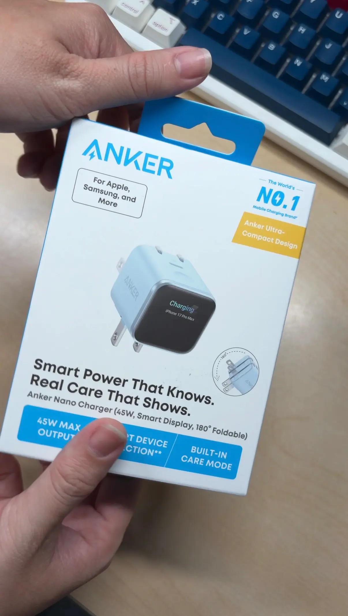 Khách hàng review Sạc nhanh Type-C IQ3 45W Anker Nano A121D 4