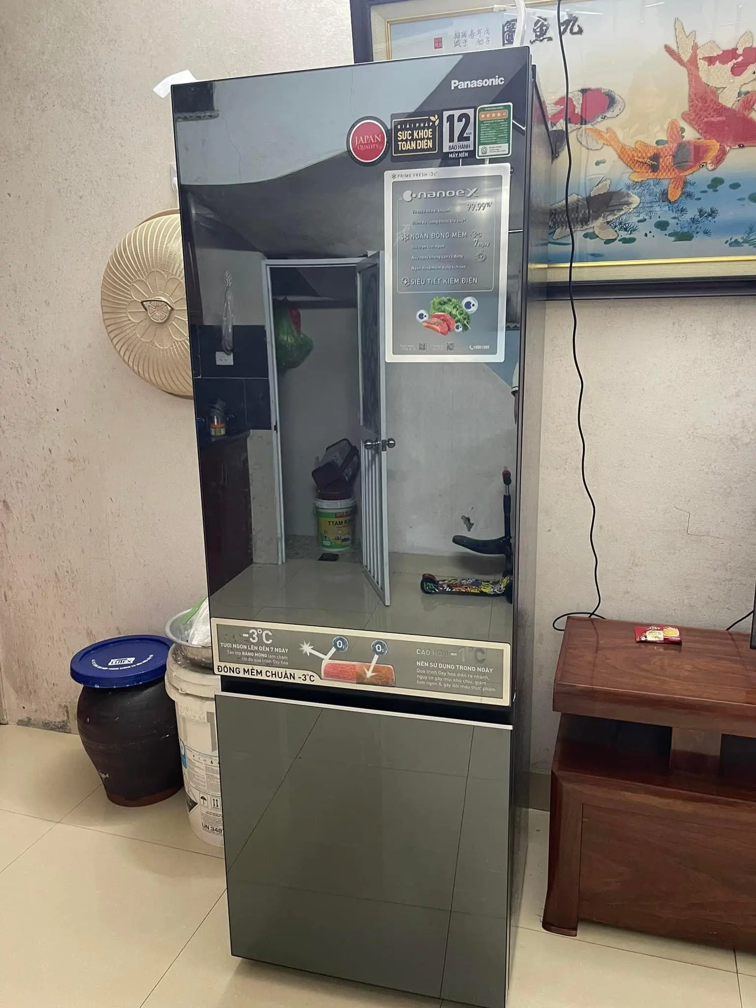 Khách hàng review Tủ lạnh Panasonic Inverter 325 lít NR-BC361VGMV 65