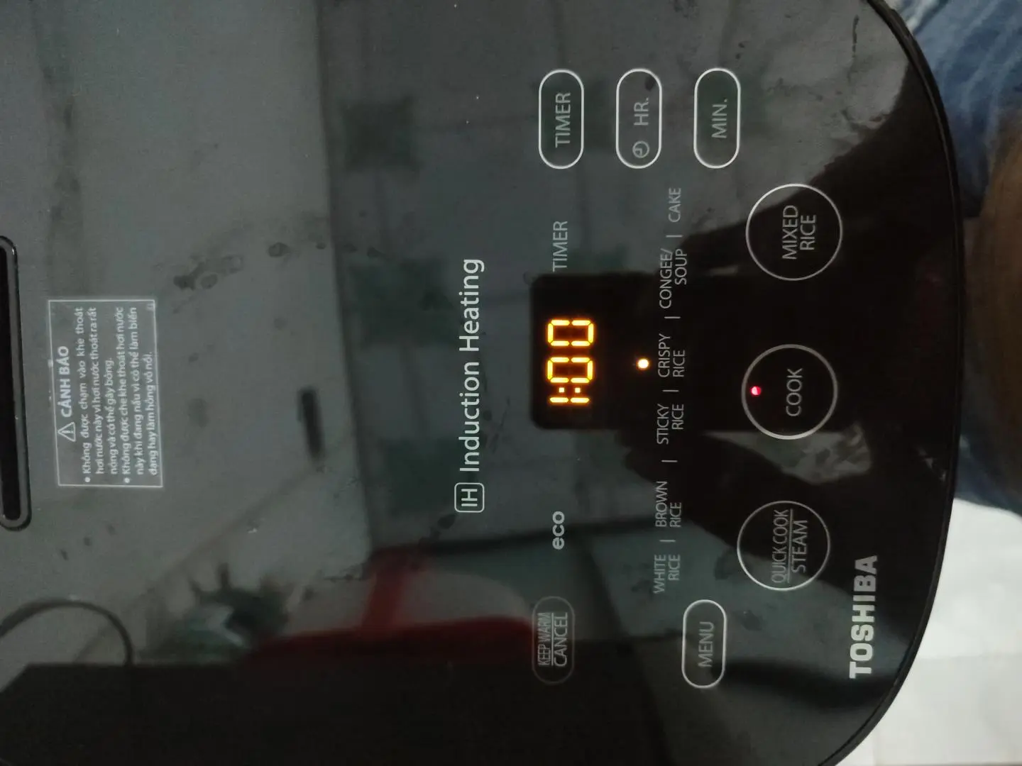Khách hàng review Nồi cơm cao tần Toshiba 1.8 lít RC-18IX1PV 1