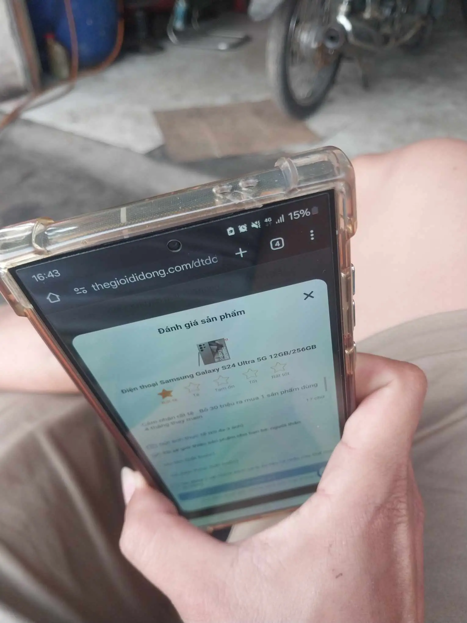 Khách hàng review Điện thoại Samsung Galaxy S24 Ultra 5G 12GB/256GB 10