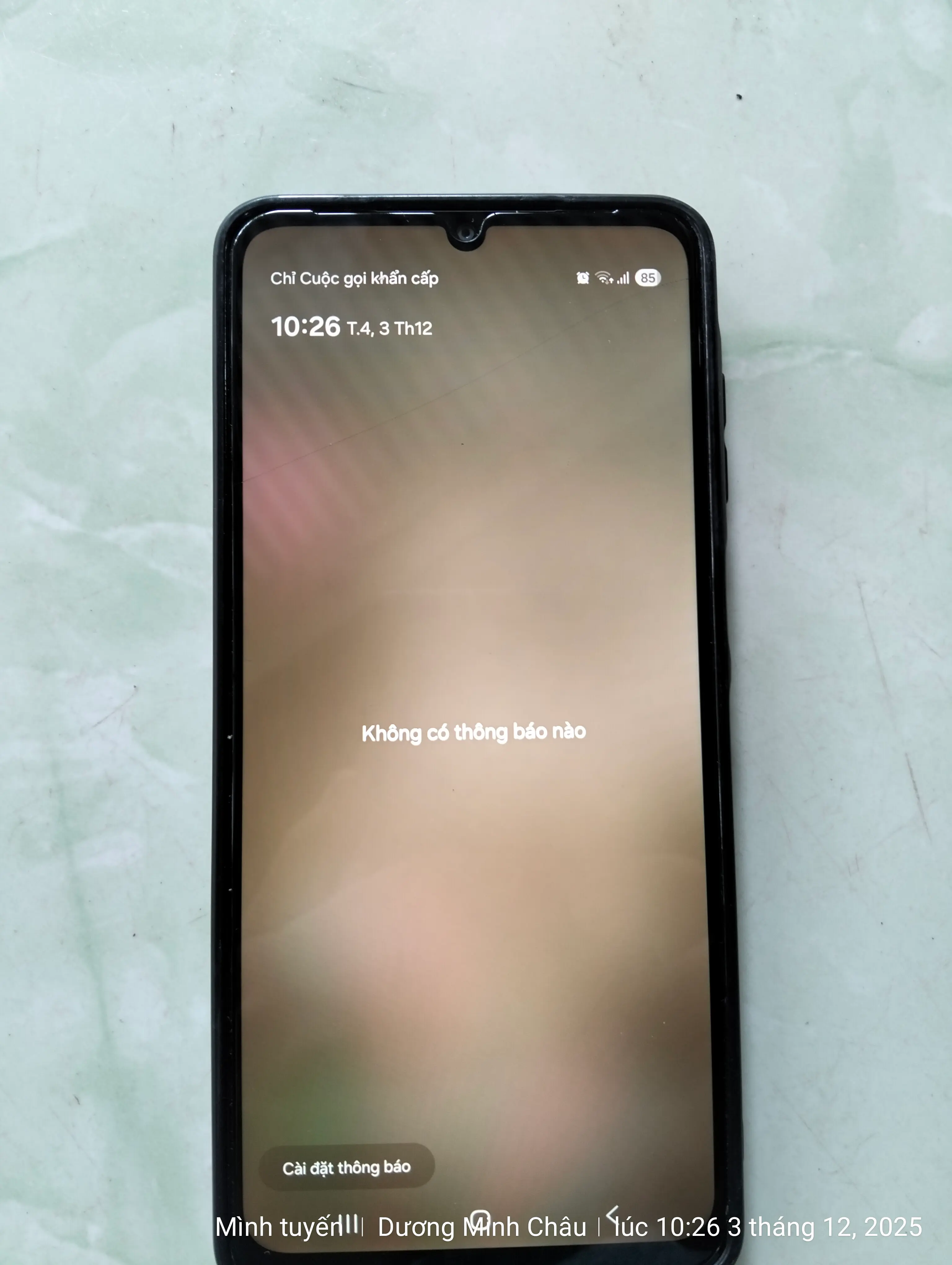 Khách hàng review Điện thoại Samsung Galaxy A07 6GB/128GB 2