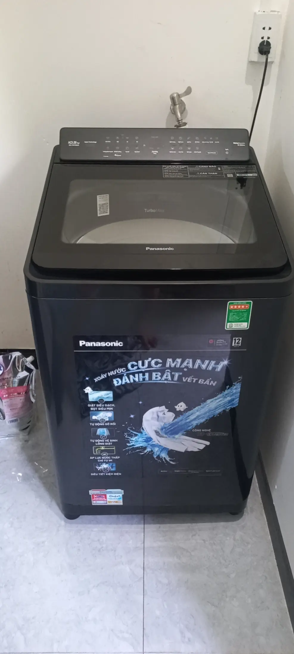 Khách hàng review Máy giặt Panasonic Inverter 10.5 Kg NA-FD105X3BV 15