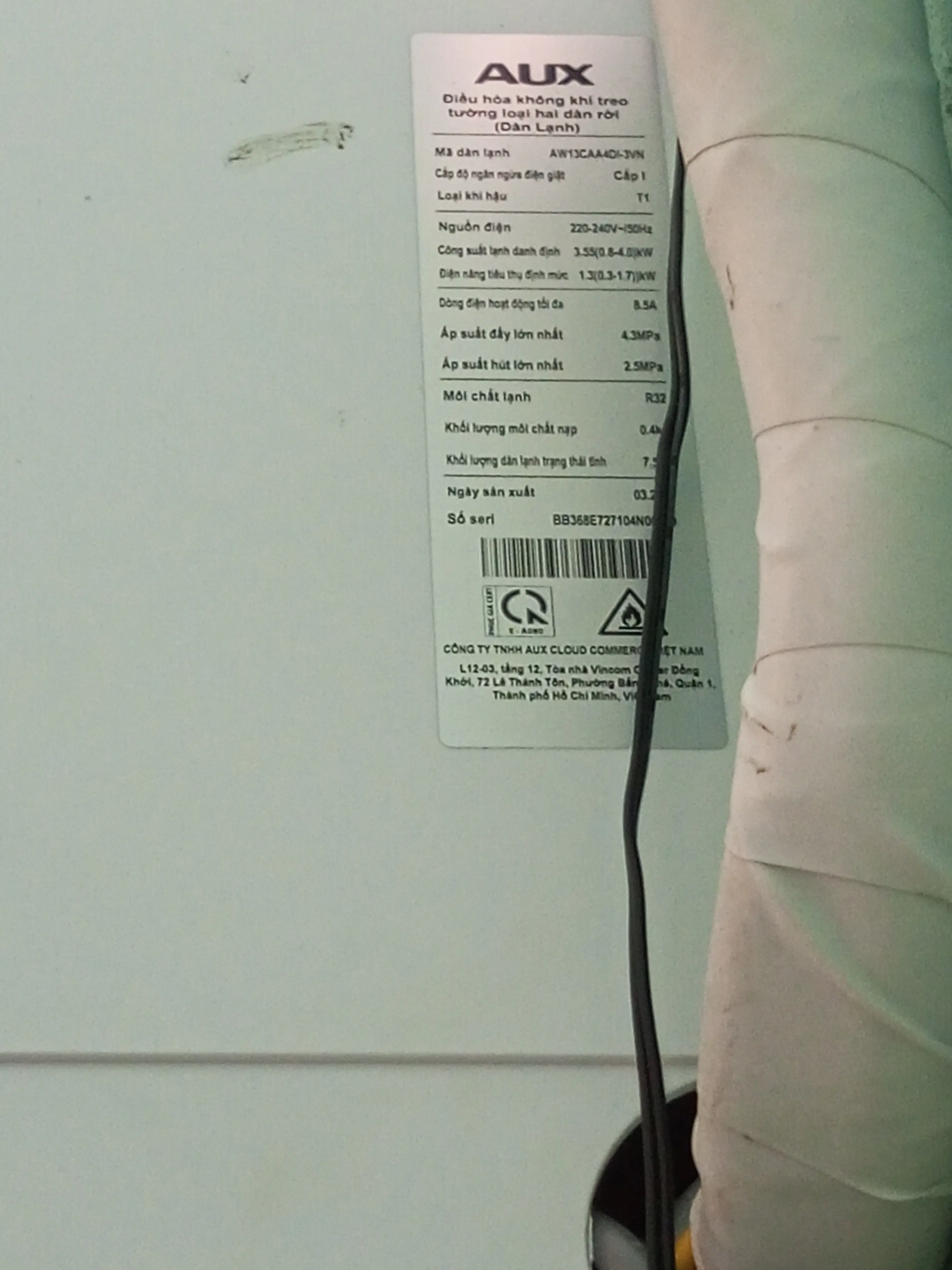 Khách hàng review Máy lạnh AUX Inverter 1.5 HP AW13CAA4DI-3VN 2