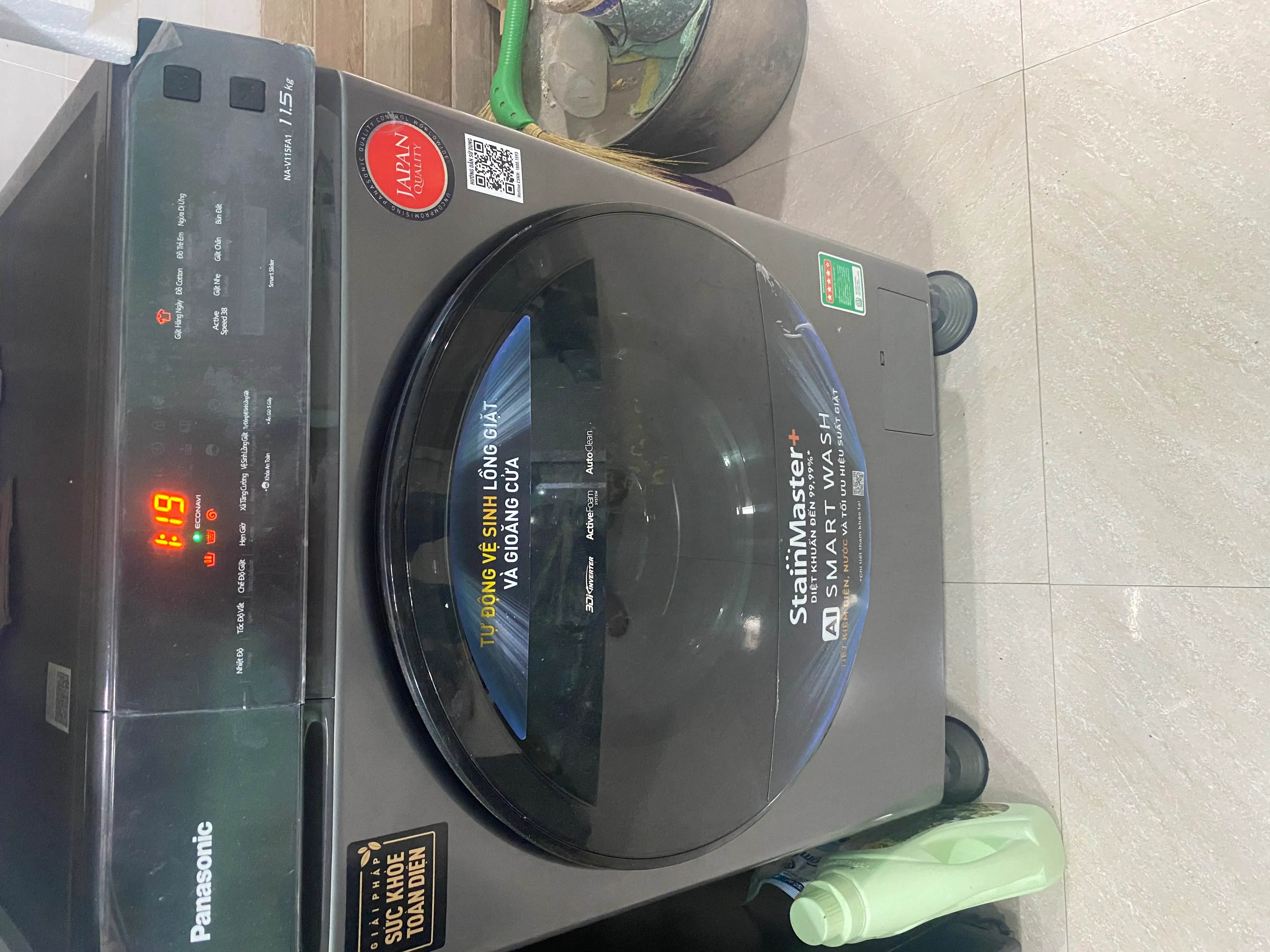 Khách hàng review Máy giặt Panasonic Inverter 11.5 kg NA-V115FA1LV 5