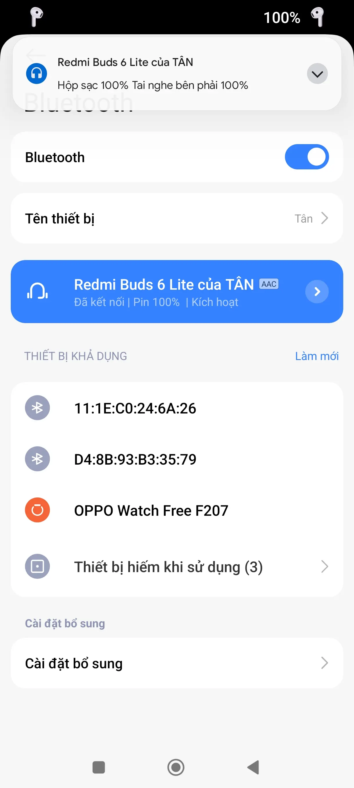Khách hàng review Tai nghe Bluetooth True Wireless Xiaomi Redmi Buds 6 Lite 2