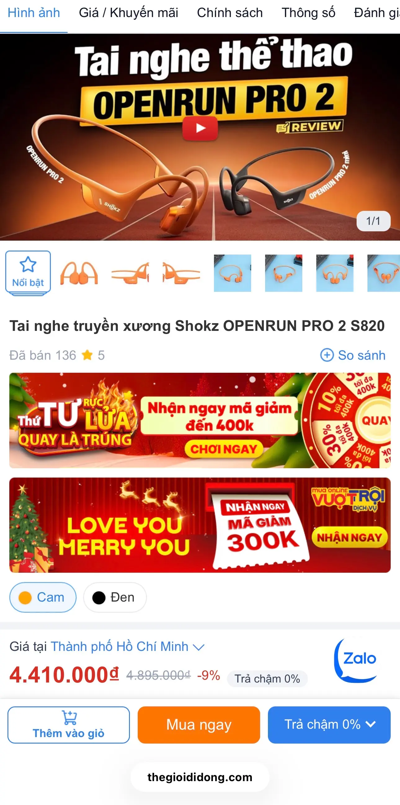 Khách hàng review Tai nghe truyền xương Shokz OPENRUN PRO 2 S820 2