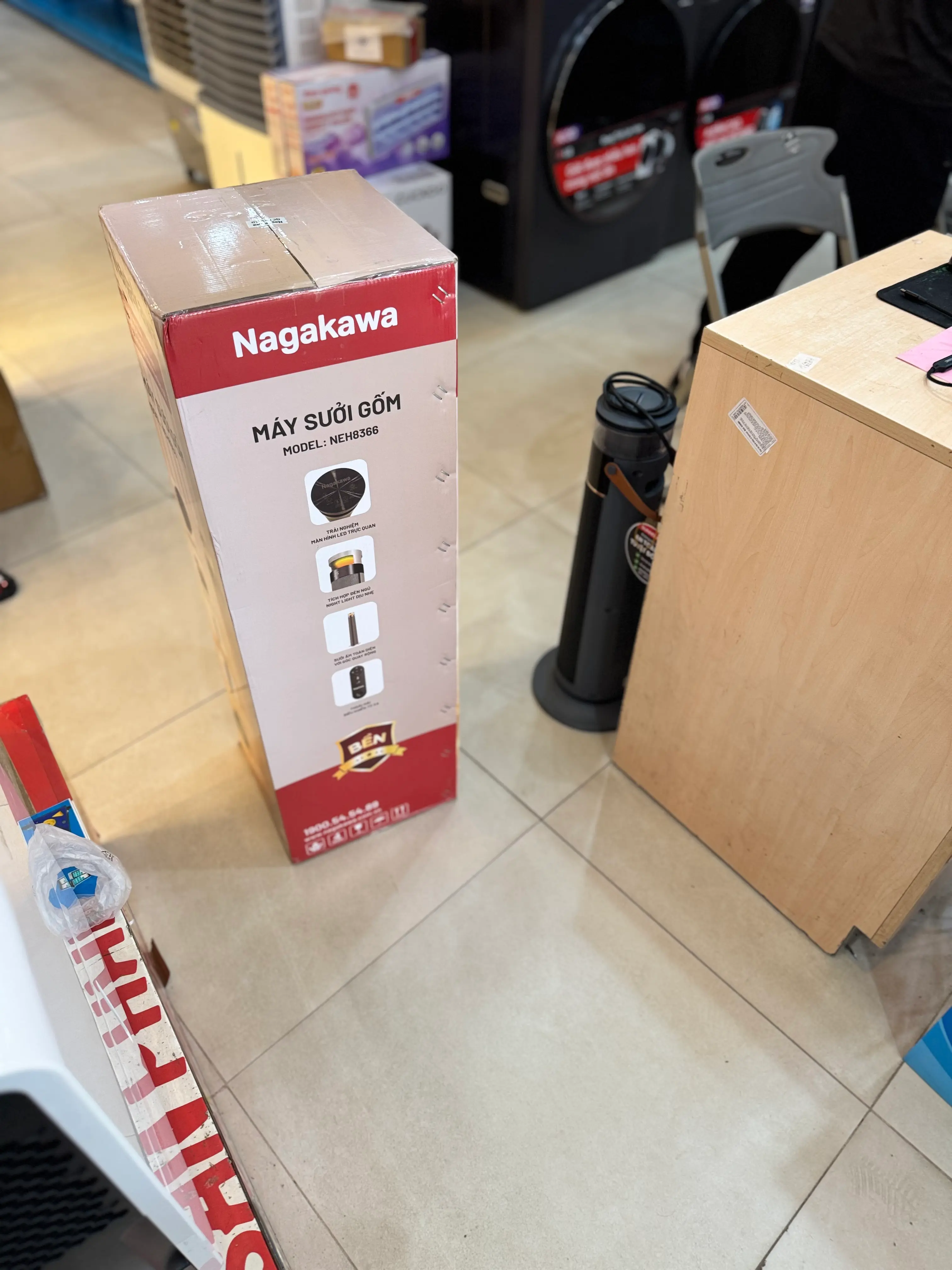 Khách hàng review Quạt sưởi gốm Nagakawa NEH8366 1