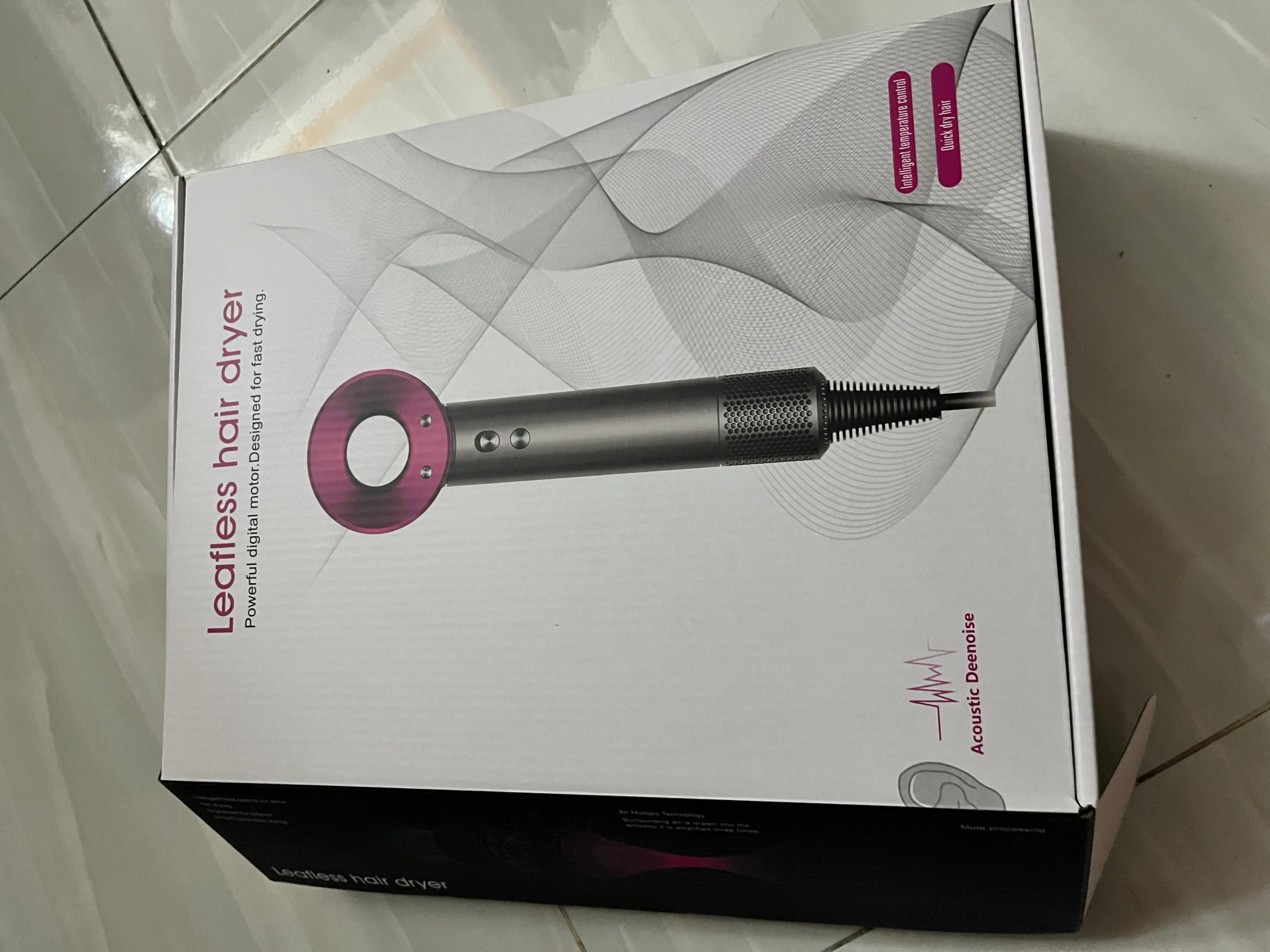 Khách hàng review Máy sấy tóc tốc độ cao LEAFLESS L01 - Hồng 1