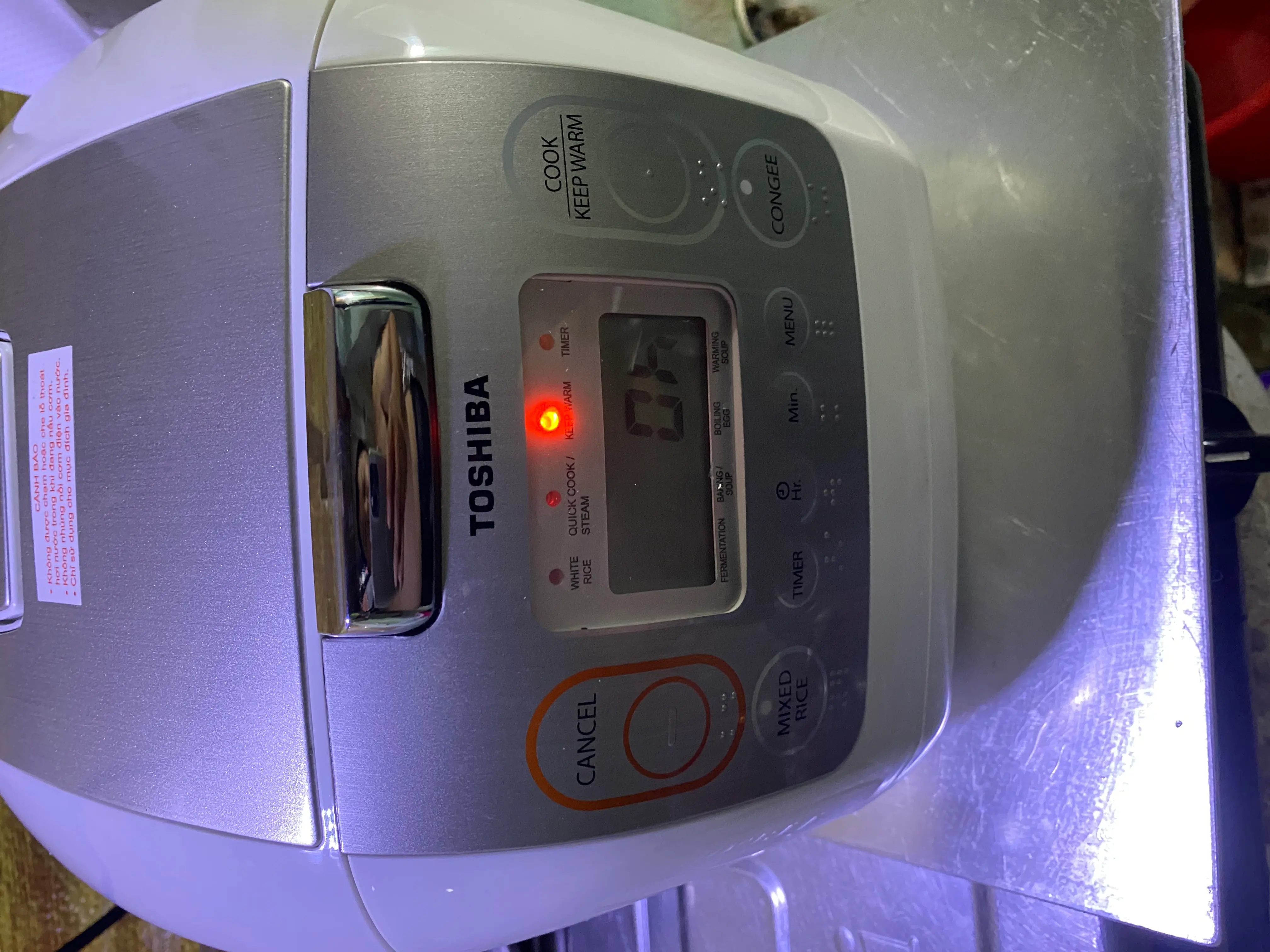 Khách hàng review Nồi cơm điện tử Toshiba 1 lít RC-10NMFVN(WT) 1