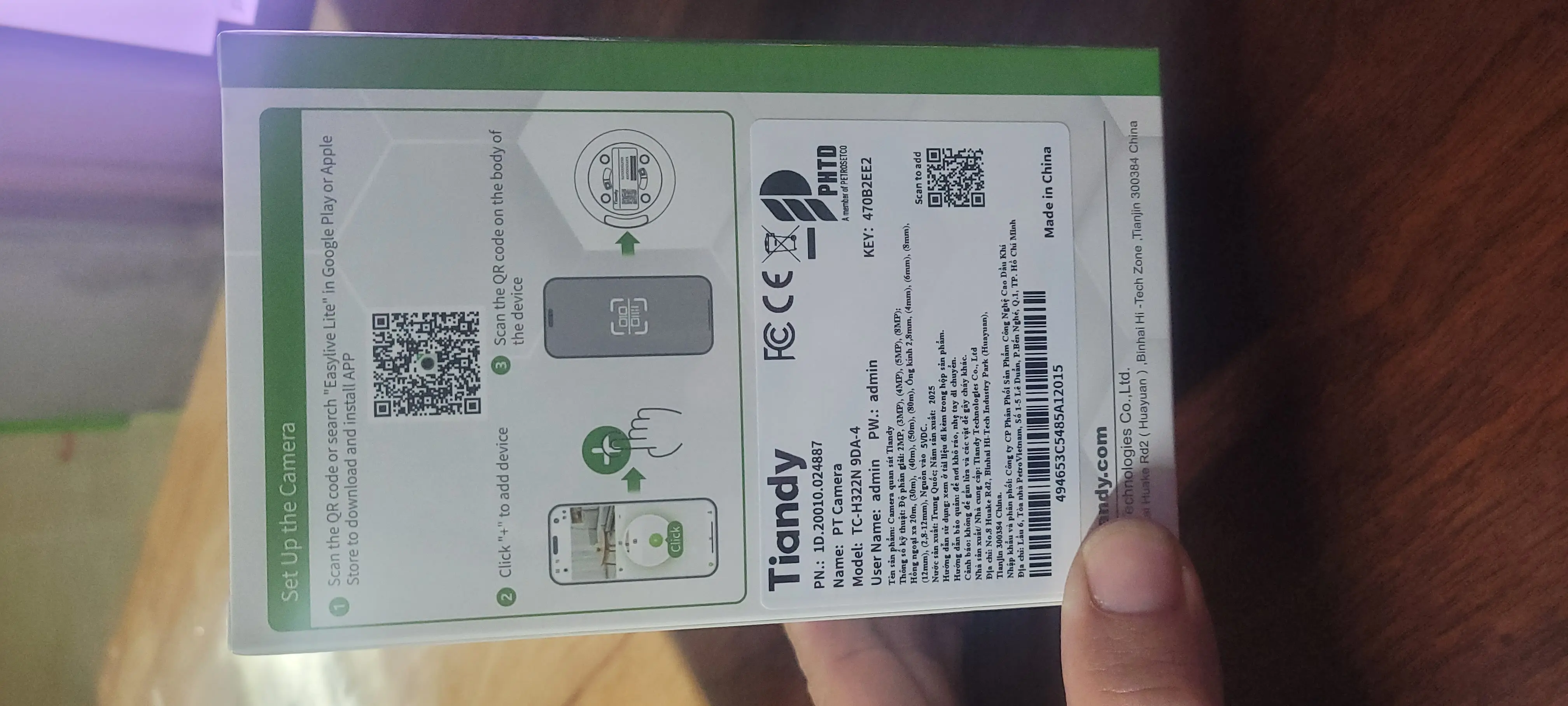 Khách hàng review Camera IP 360 Độ TIANDY TC-H332N 2