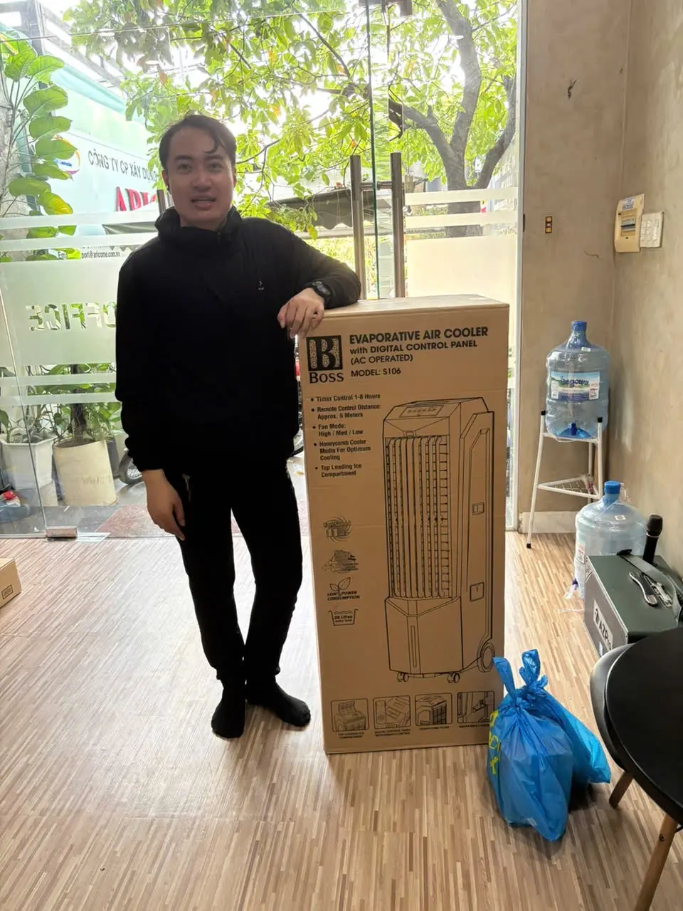 Khách hàng review Quạt điều hòa Boss S106 160W 3
