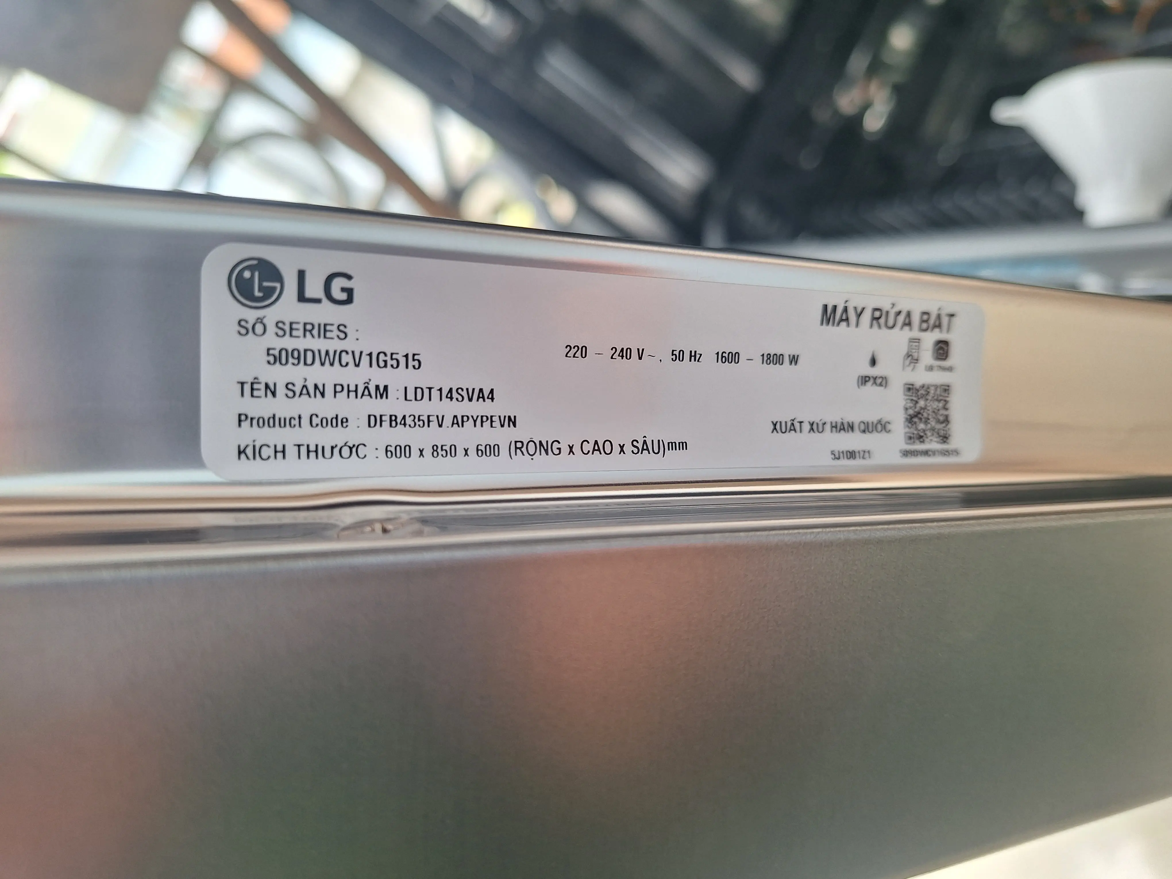 Khách hàng review Máy rửa chén độc lập LG LDT14SVA4 1