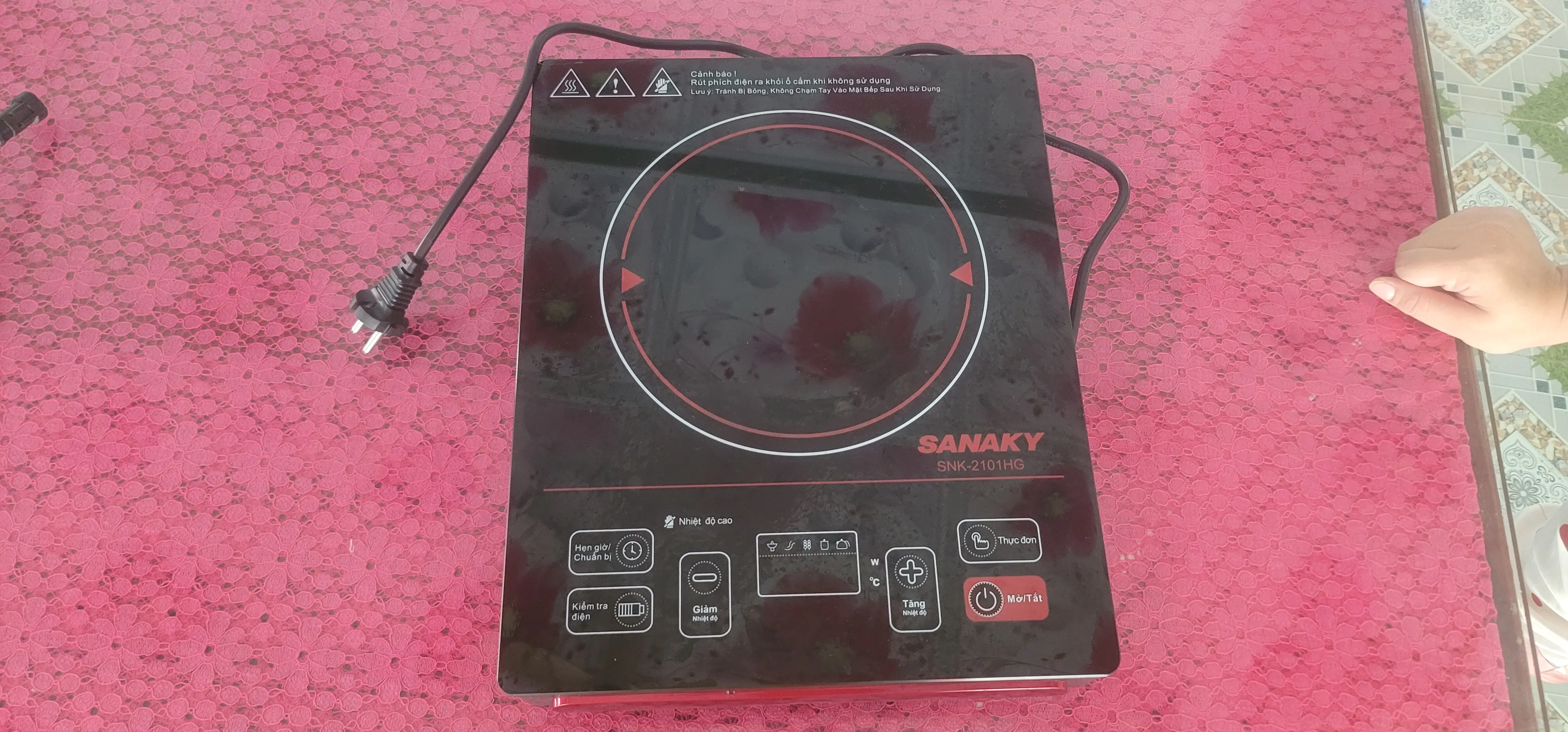 Khách hàng review Bếp hồng ngoại đơn Sanaky SNK-2101HG 2000W 1