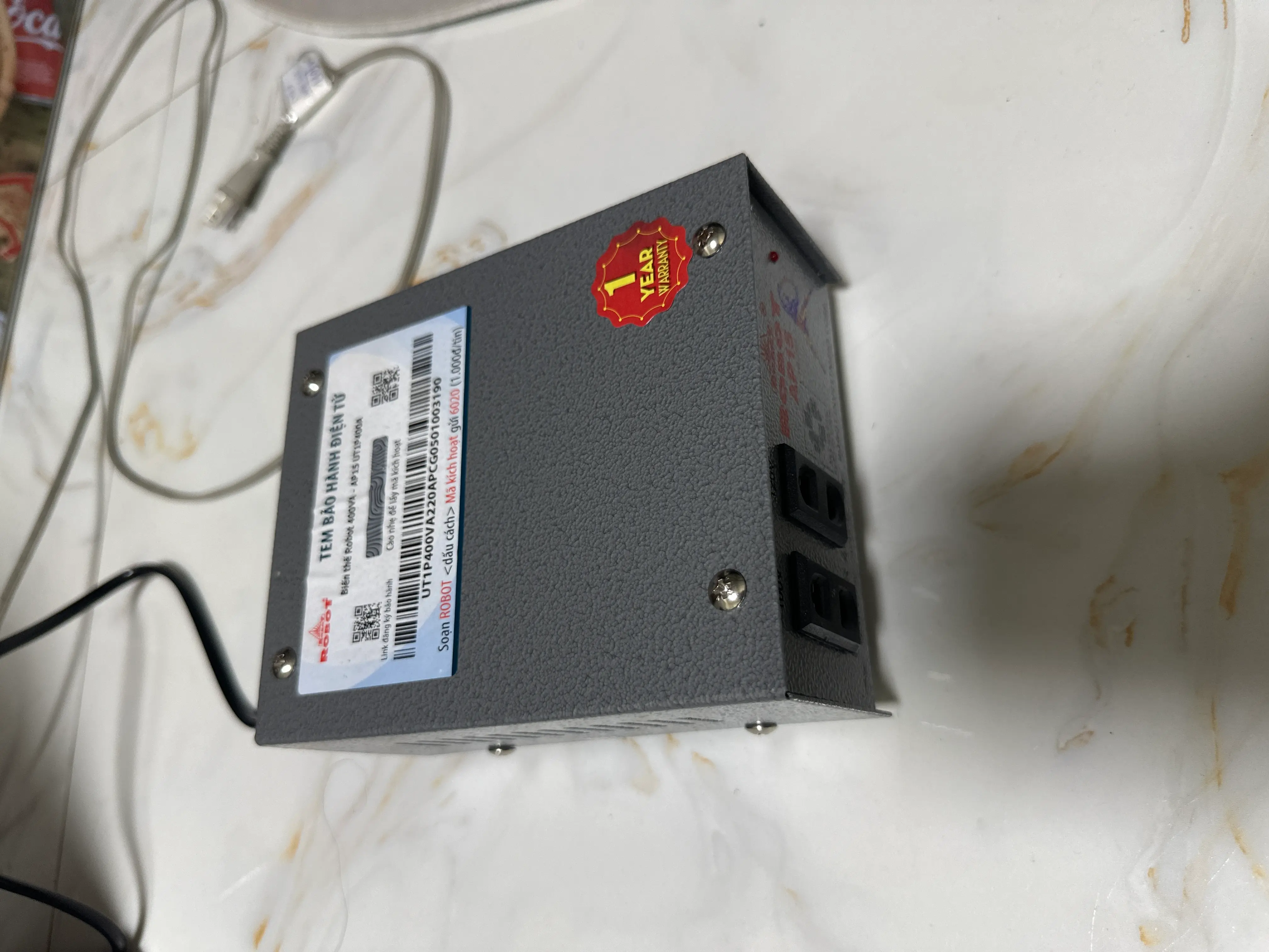 Khách hàng review Biến thế Robot UT1P400A - AP15 400VA 1