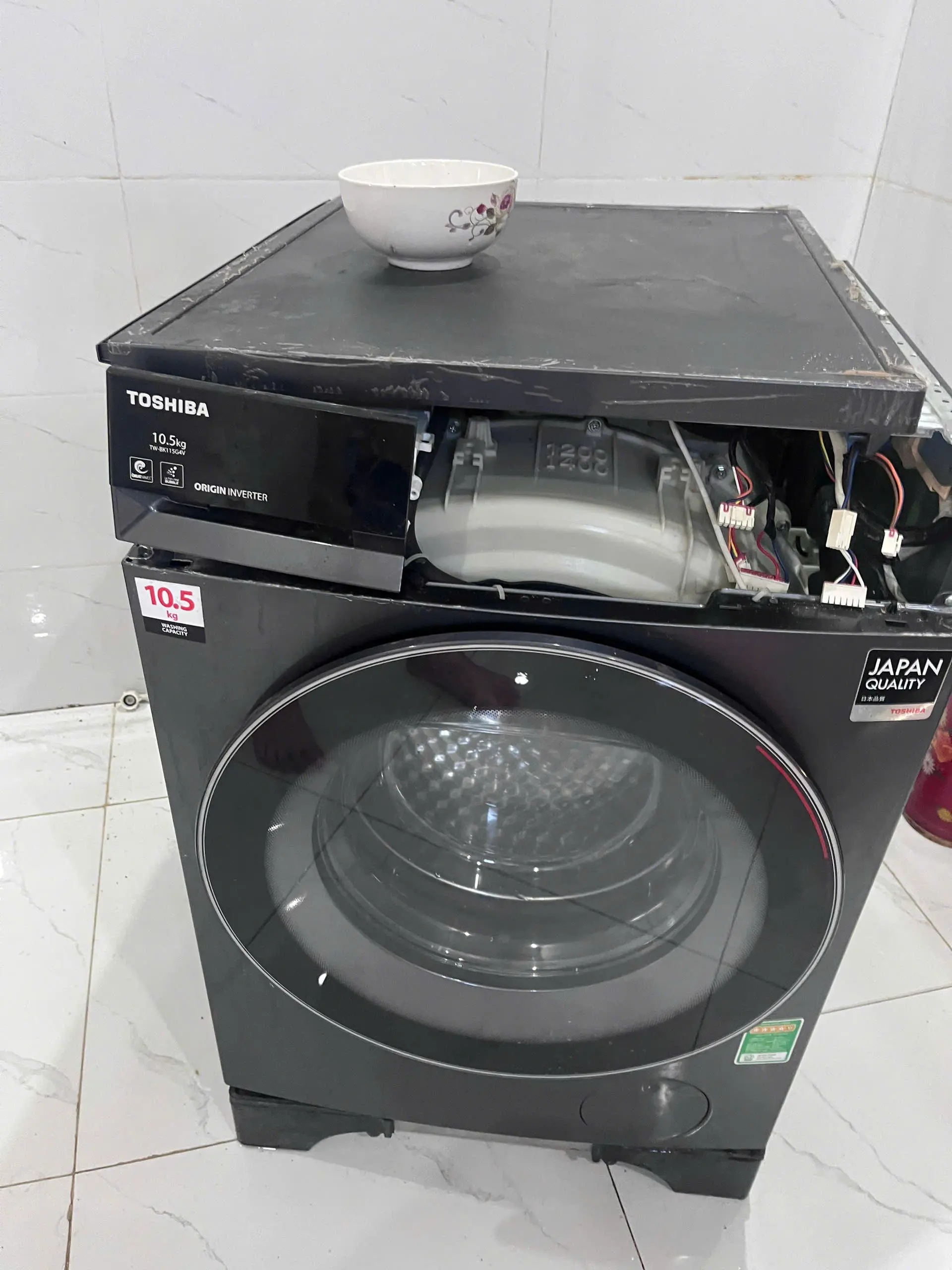 Khách hàng review Máy giặt Toshiba Inverter 10.5 Kg TW-BK115G4V (MG) 2