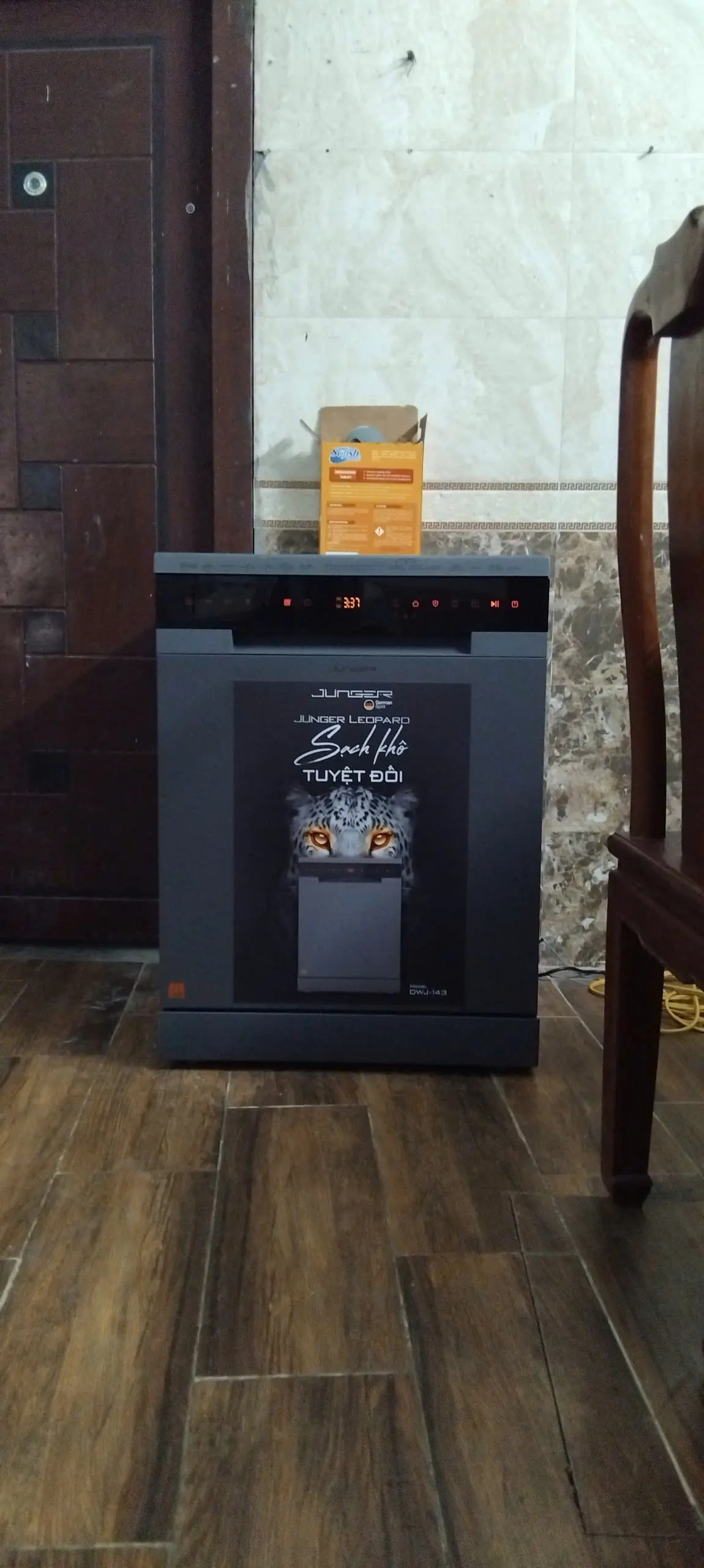 Khách hàng review Máy rửa chén độc lập Junger Leopard DWJ-143 52