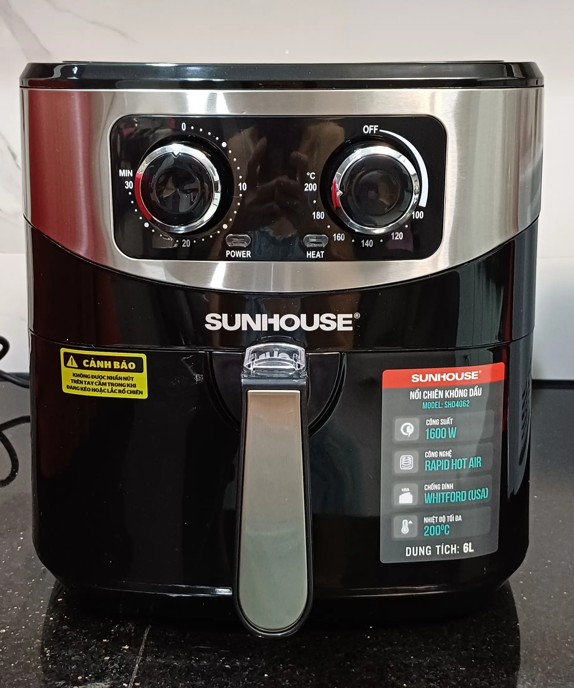 Khách hàng review Nồi chiên không dầu Sunhouse 6 lít SHD4062 1