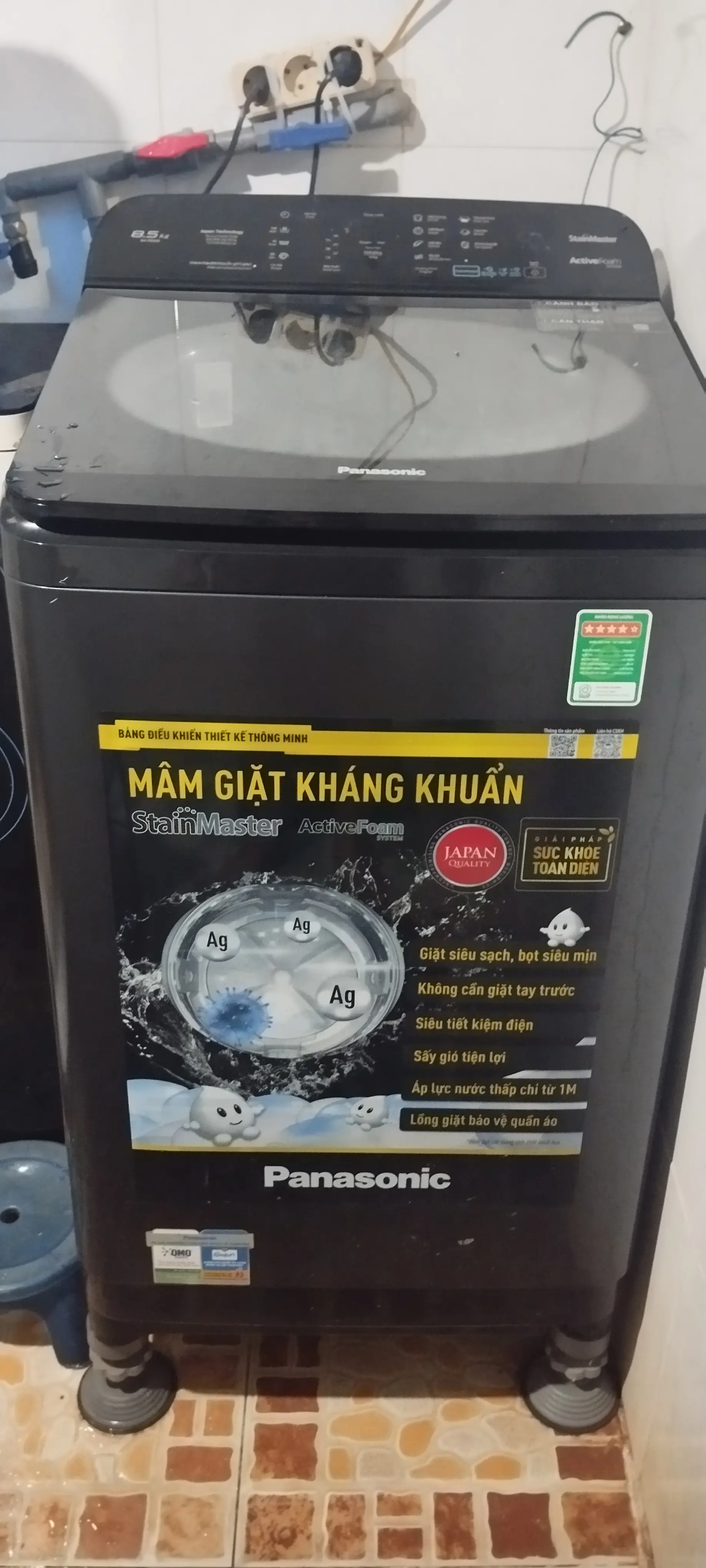 Khách hàng review Máy giặt Panasonic 8.5 Kg NA-F85A9BRV 10