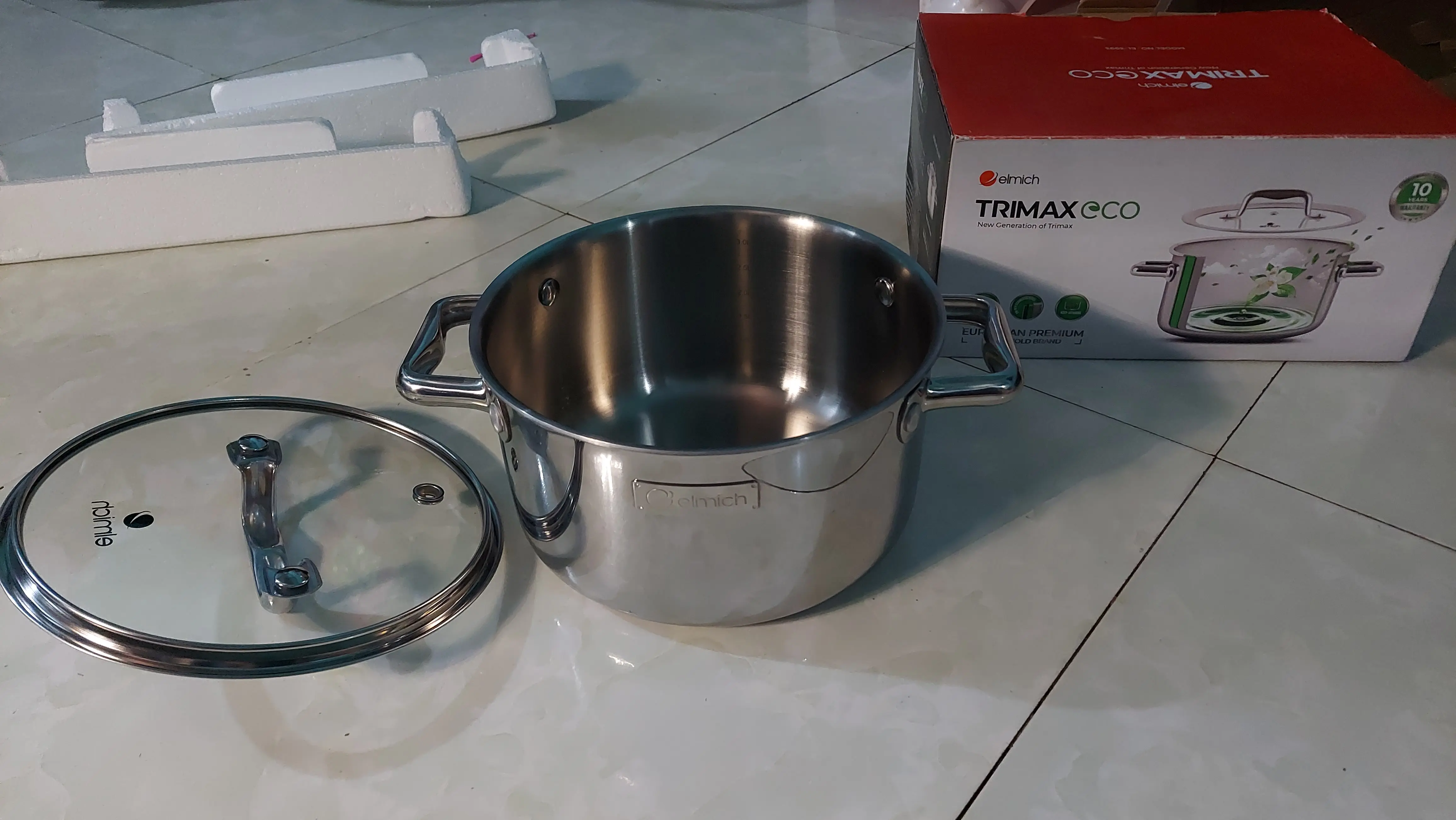 Khách hàng review Nồi inox 3 đáy nắp kính 20 cm Elmich Trimax Eco EL-3993 3