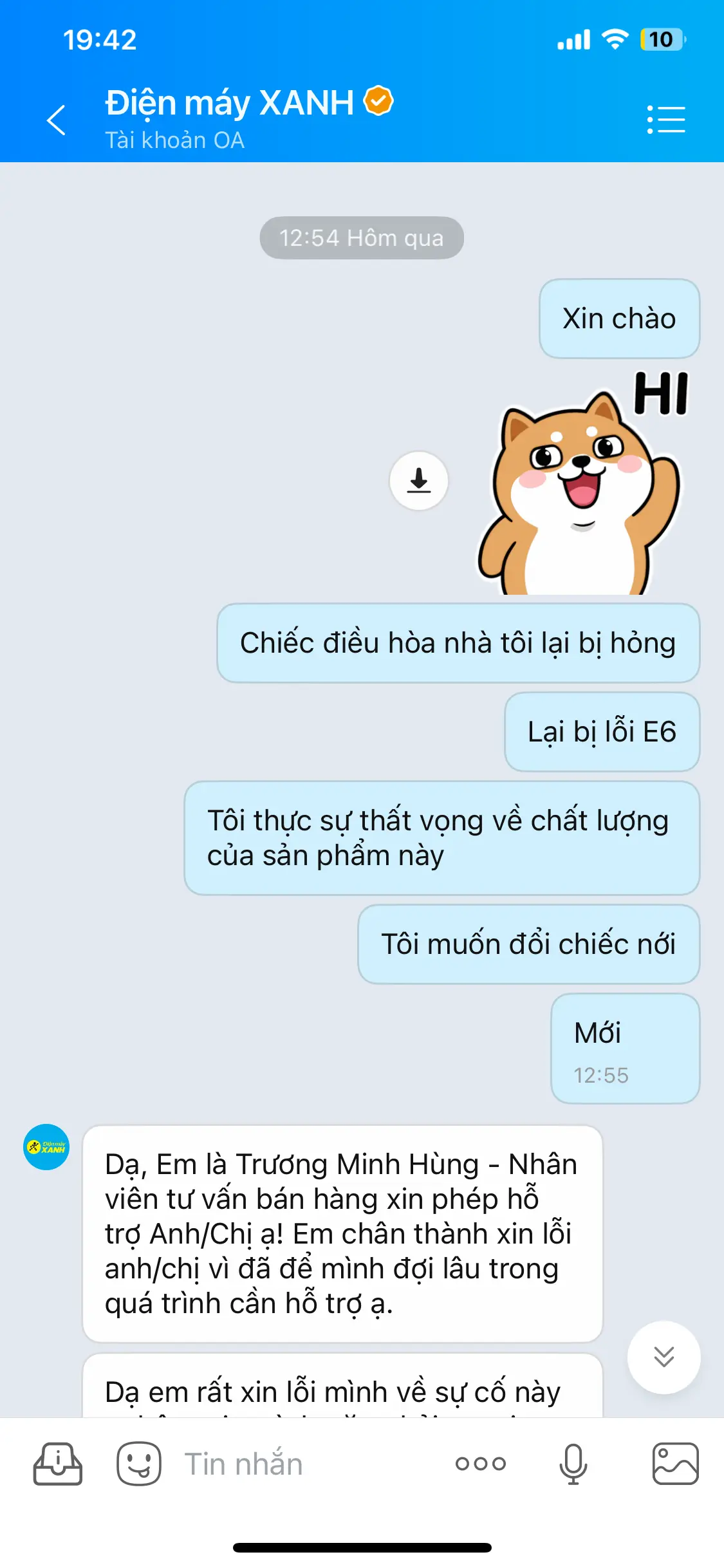 Khách hàng review Máy lạnh Nagakawa Inverter 1 HP NIS-C09R2T28 9