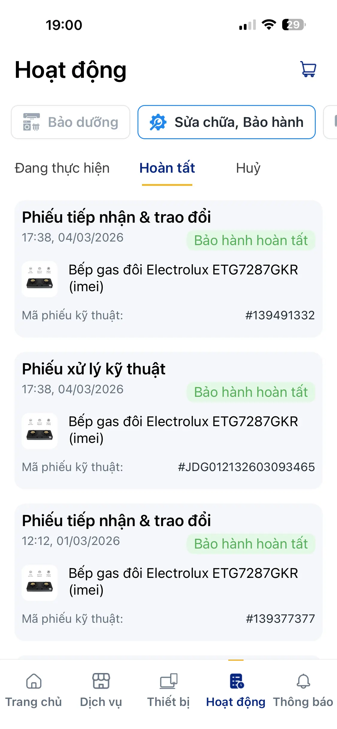 Khách hàng review Bếp ga đôi Electrolux ETG7287GKR 4