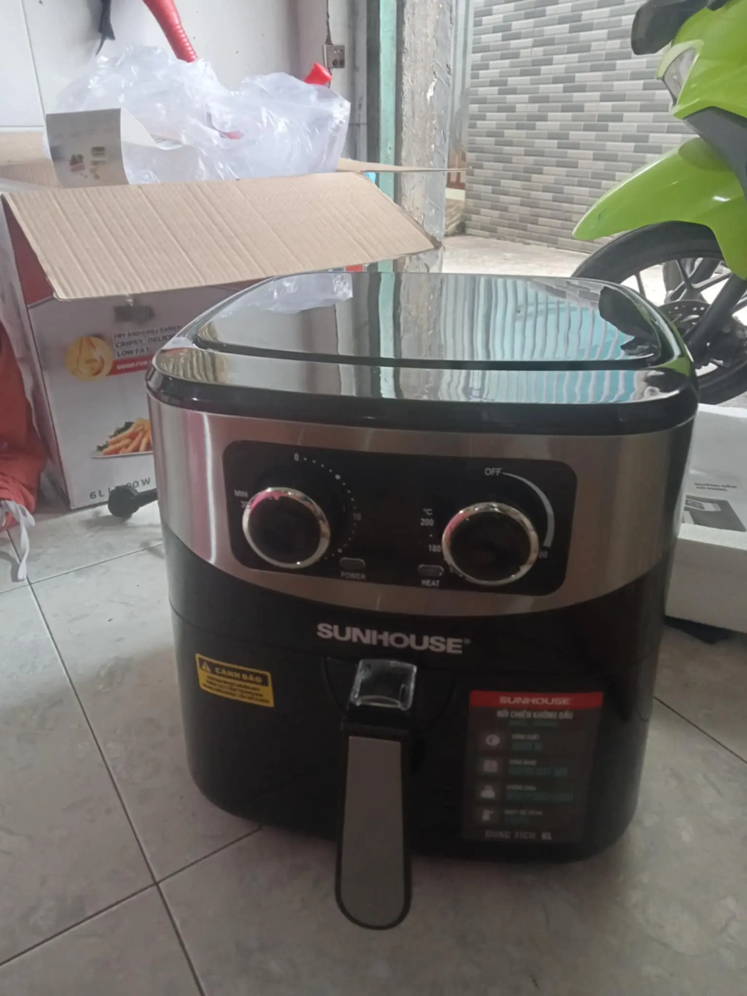 Khách hàng review Nồi chiên không dầu Sunhouse 6 lít SHD4062 4