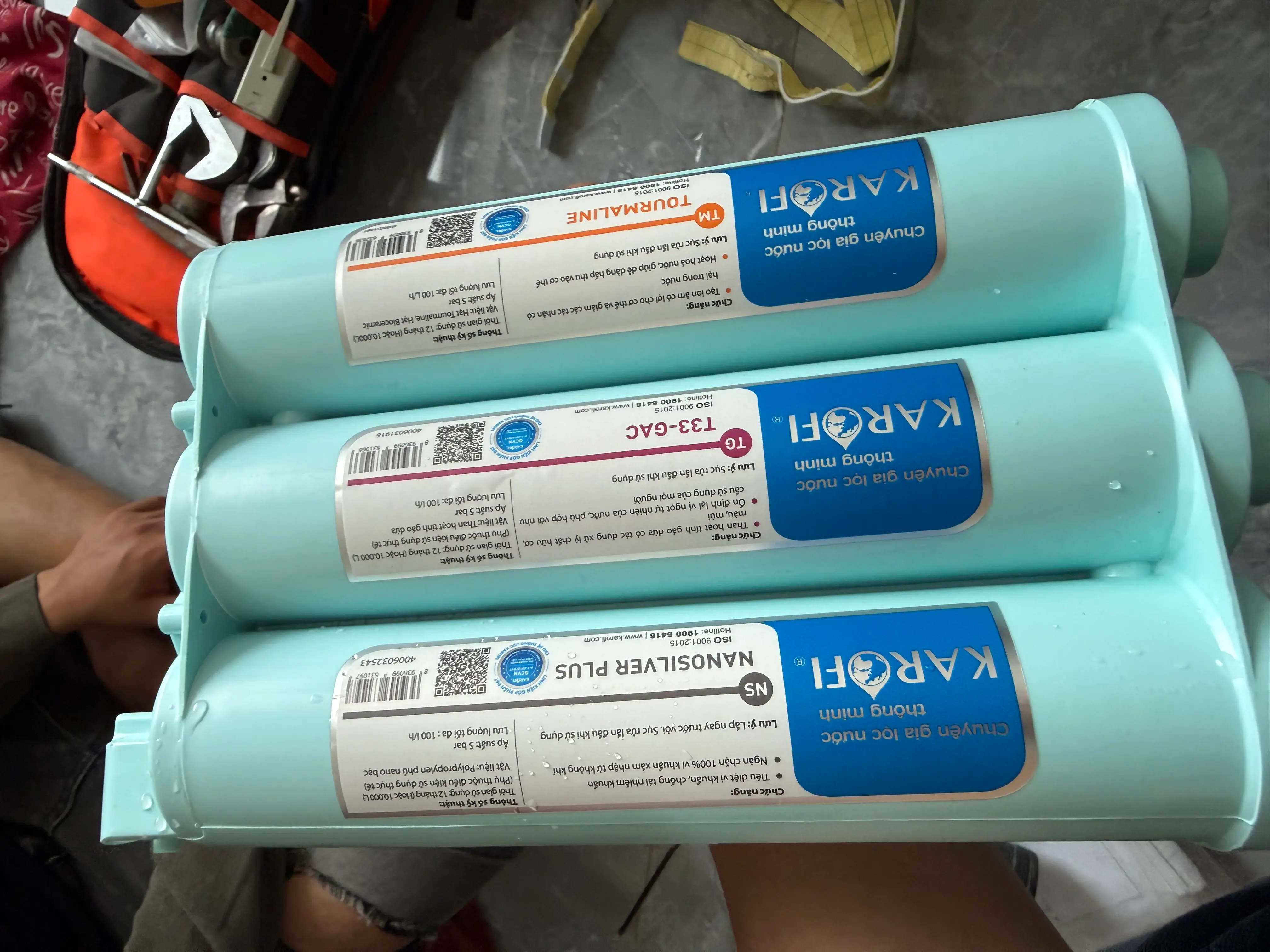 Khách hàng review Máy lọc nước RO nóng nguội lạnh Hydrogen Karofi KAD-X59 12 lõi 2