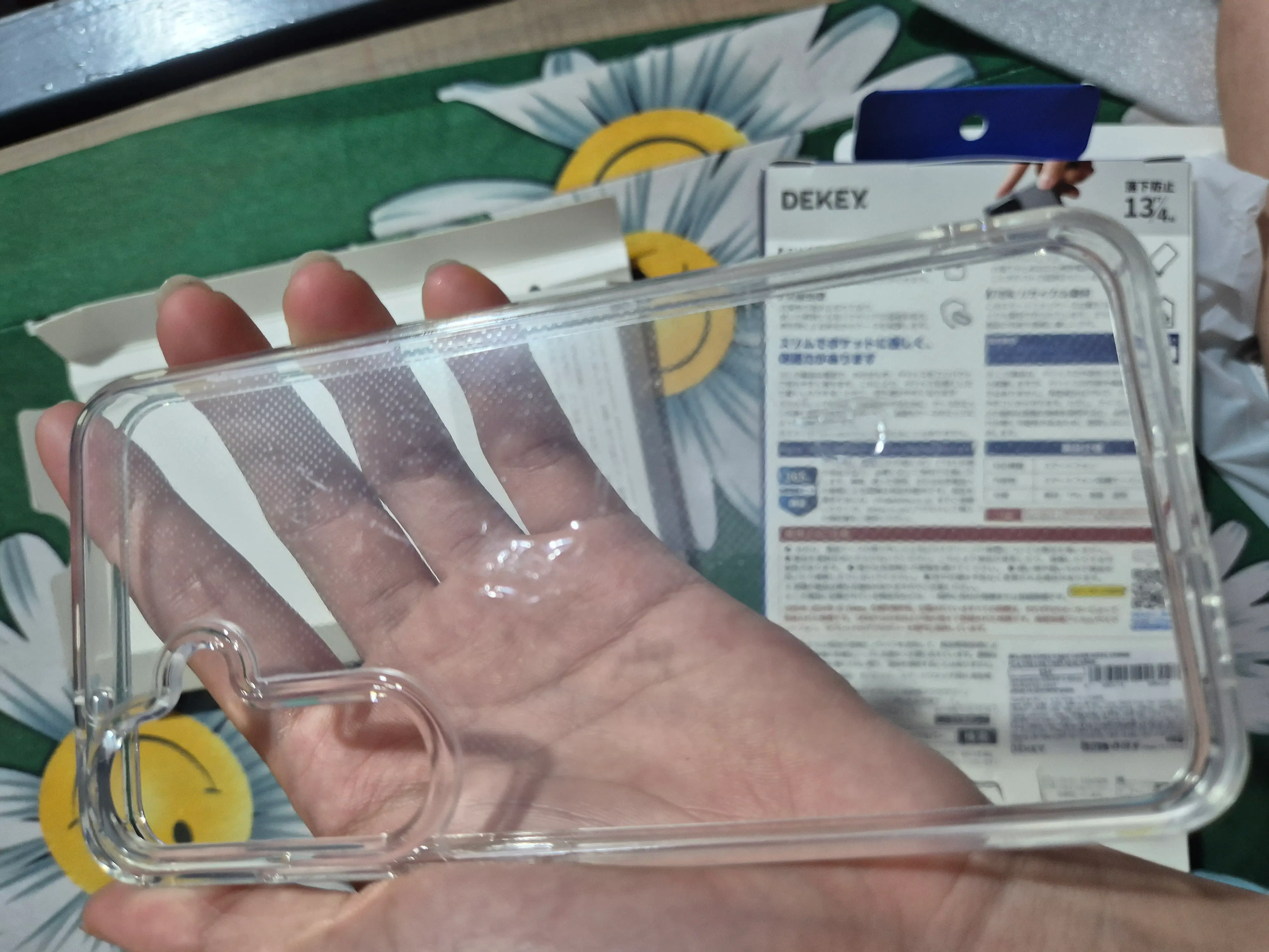 Khách hàng review Ốp lưng Samsung Galaxy S24 PC TPU DEKEY Crystal case 2