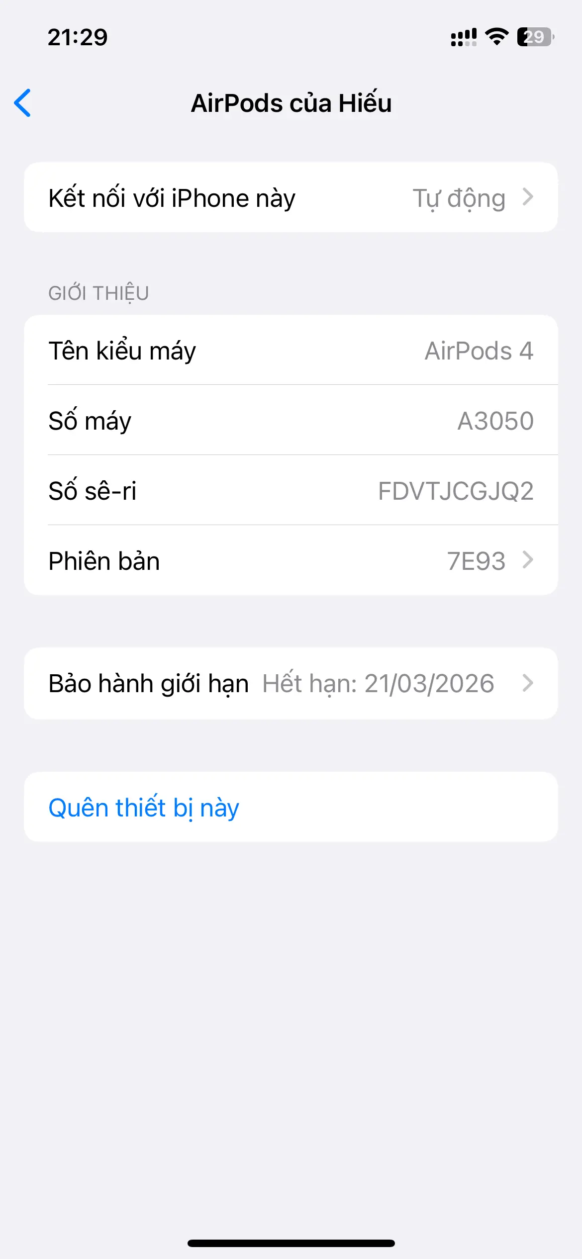 Khách hàng review AirPods 4 MXP63 3