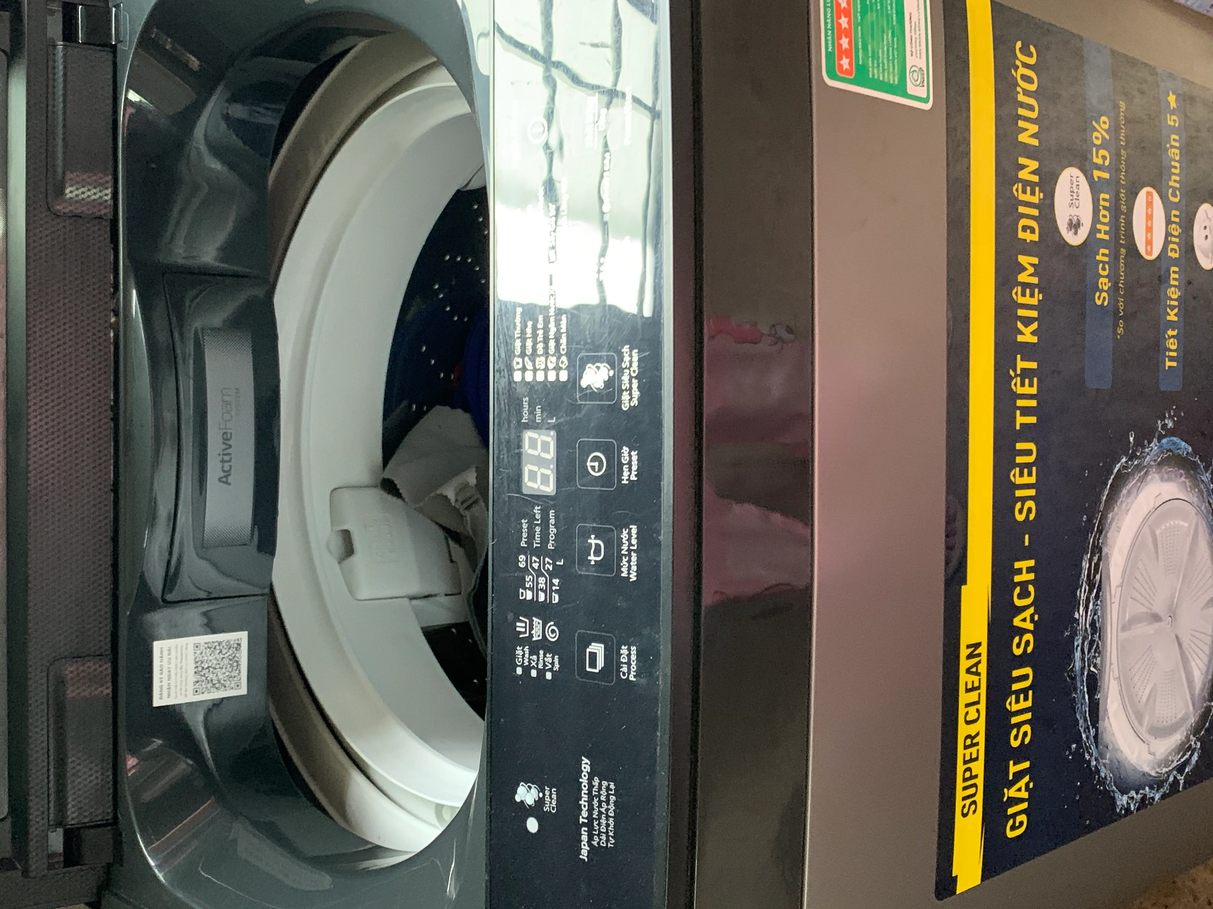 Khách hàng review Máy giặt Panasonic 8.2 kg NA-F82Y01DRV 16