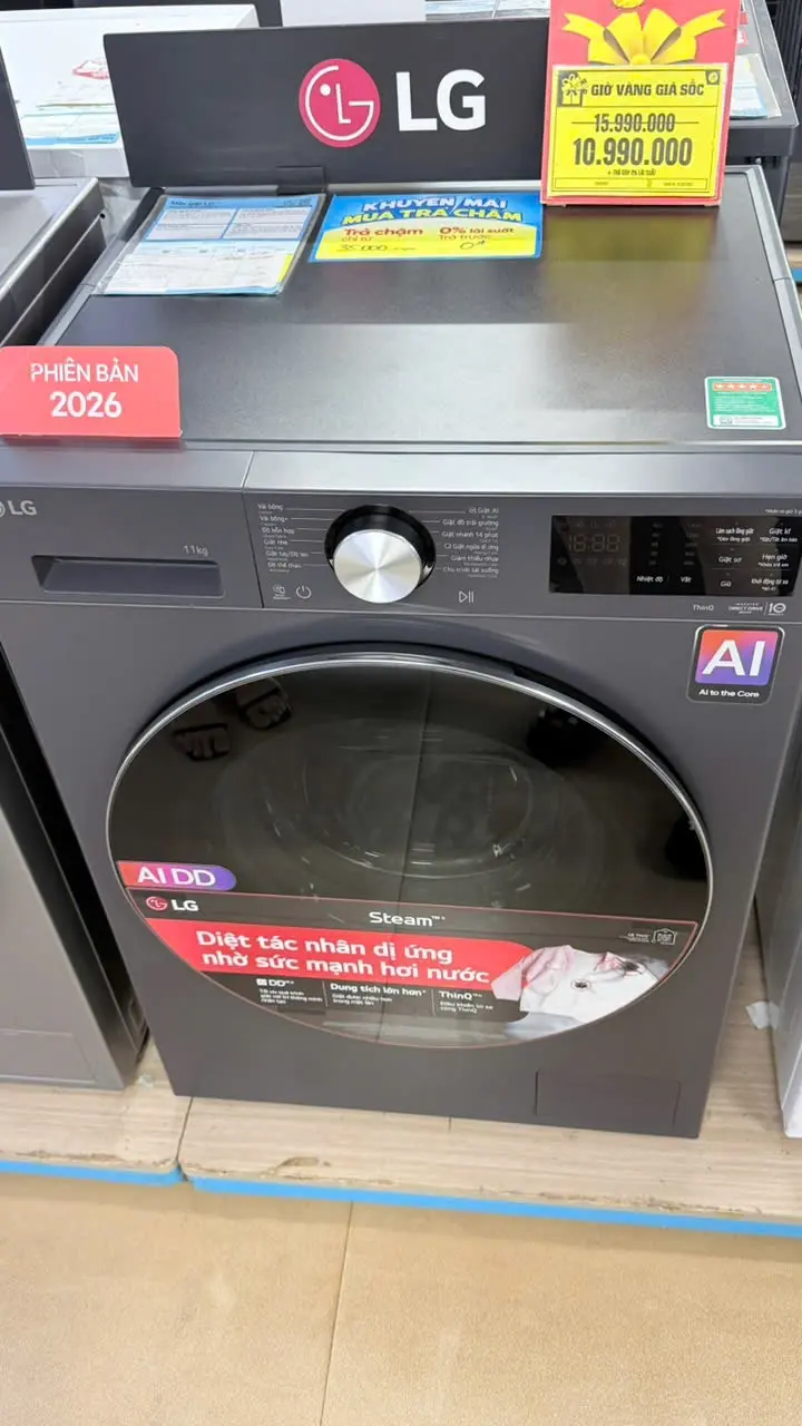 Khách hàng review Máy giặt LG AI DD Inverter 11 kg FX1411N5G 2