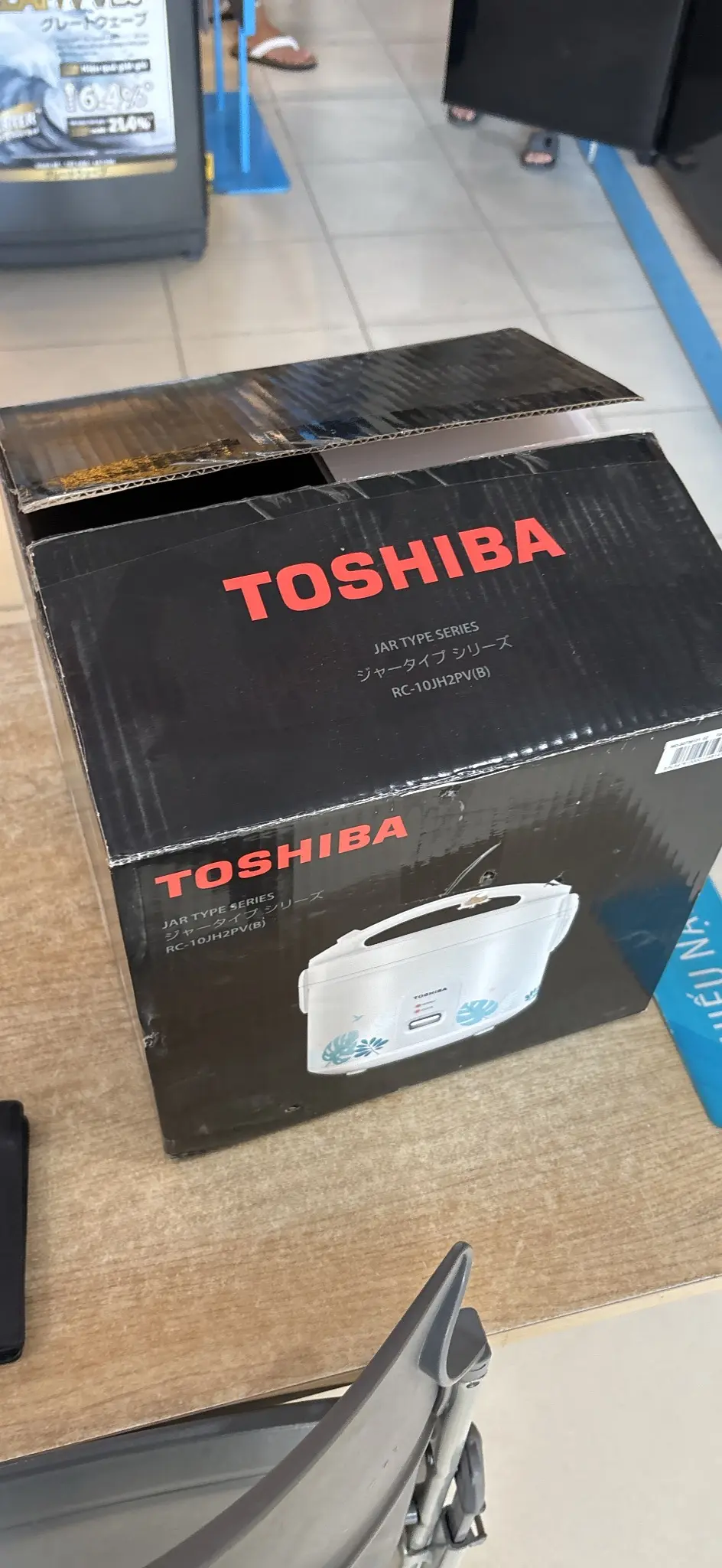 Khách hàng review Nồi cơm nắp gài Toshiba 1 lít RC-10JH2PV(B) 1