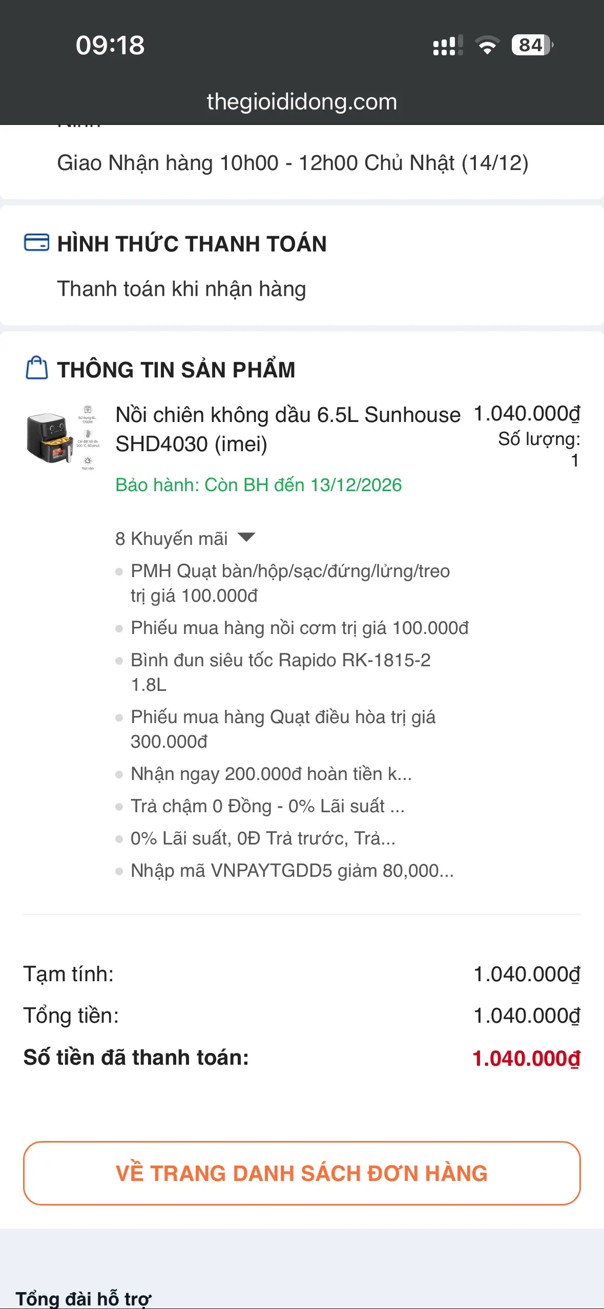 Khách hàng review Nồi chiên không dầu Sunhouse 6.5 lít SHD4030 7