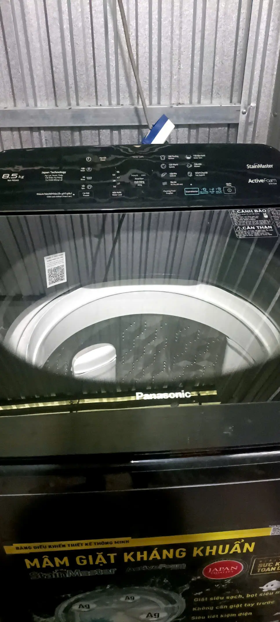 Khách hàng review Máy giặt Panasonic 8.5 Kg NA-F85A9BRV 15