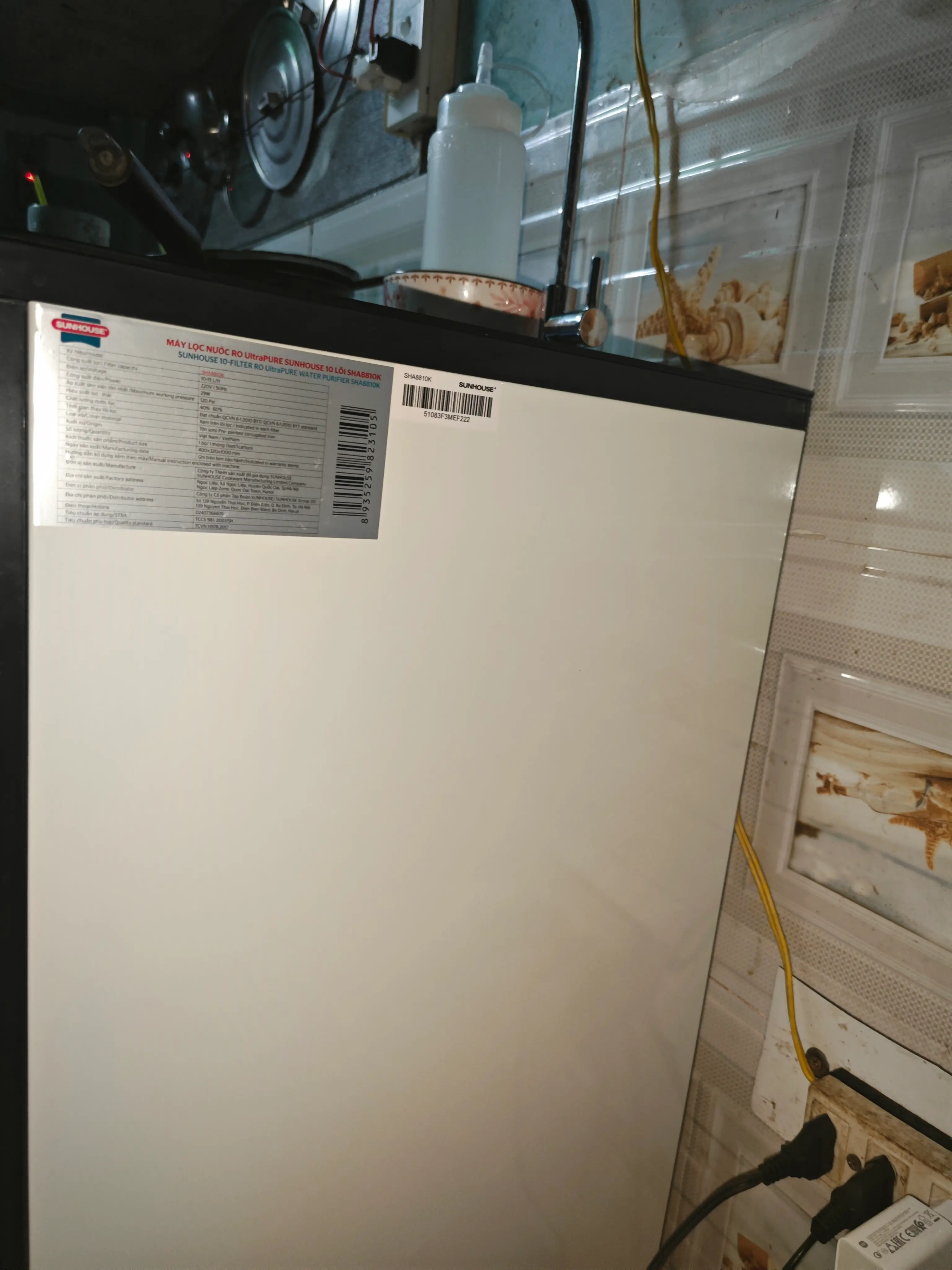 Khách hàng review Máy lọc nước RO Hydrogen Sunhouse UltraPURE SHA8810K 10 lõi 1