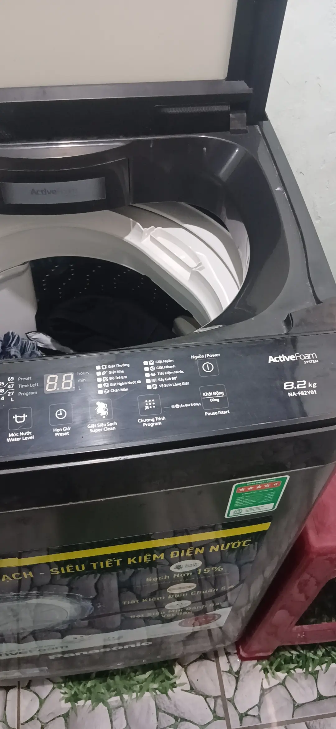 Khách hàng review Máy giặt Panasonic 8.2 kg NA-F82Y01DRV 9
