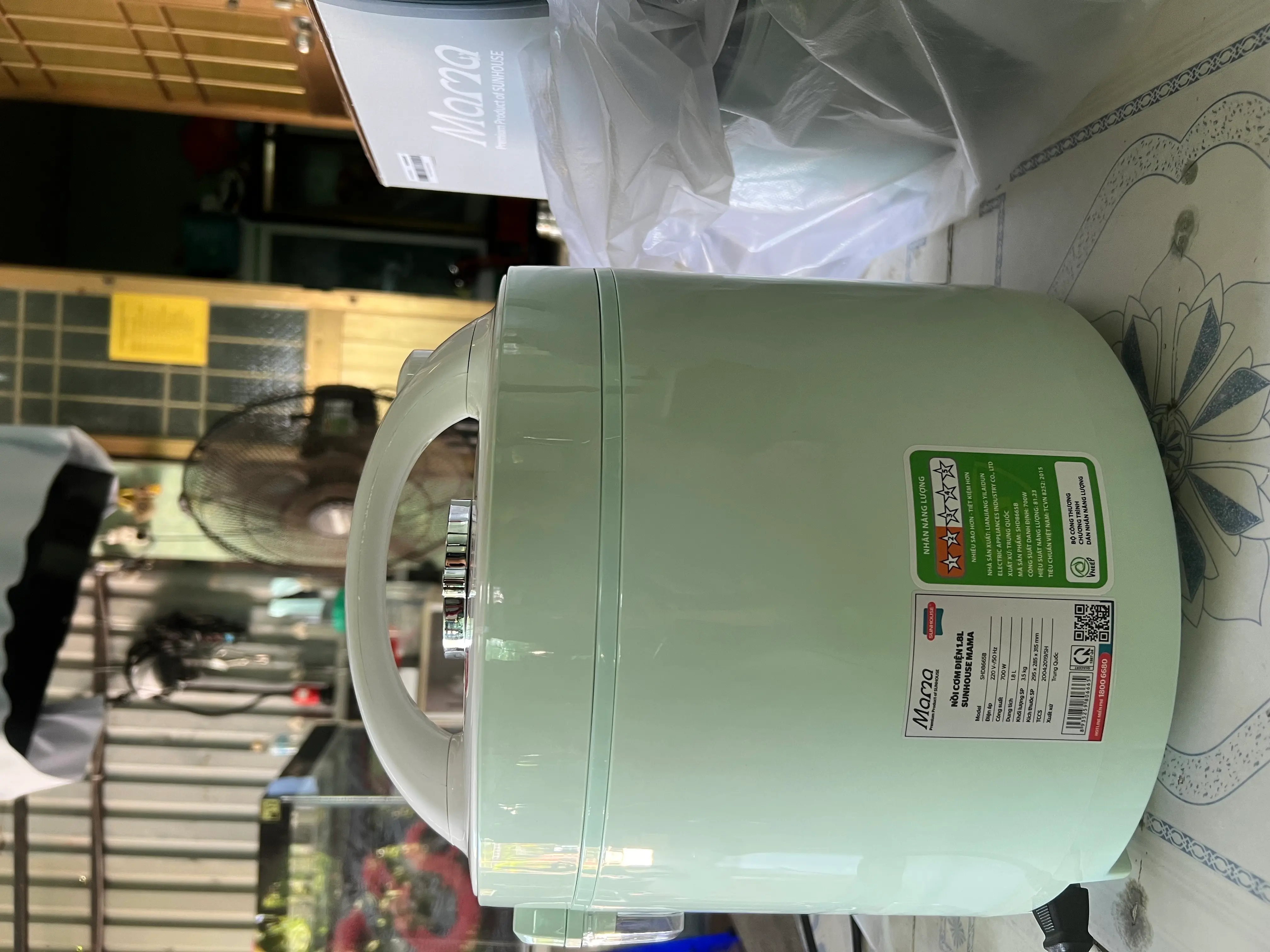 Khách hàng review Nồi cơm nắp gài Sunhouse Mama 1.8 lít SHD8665B 2