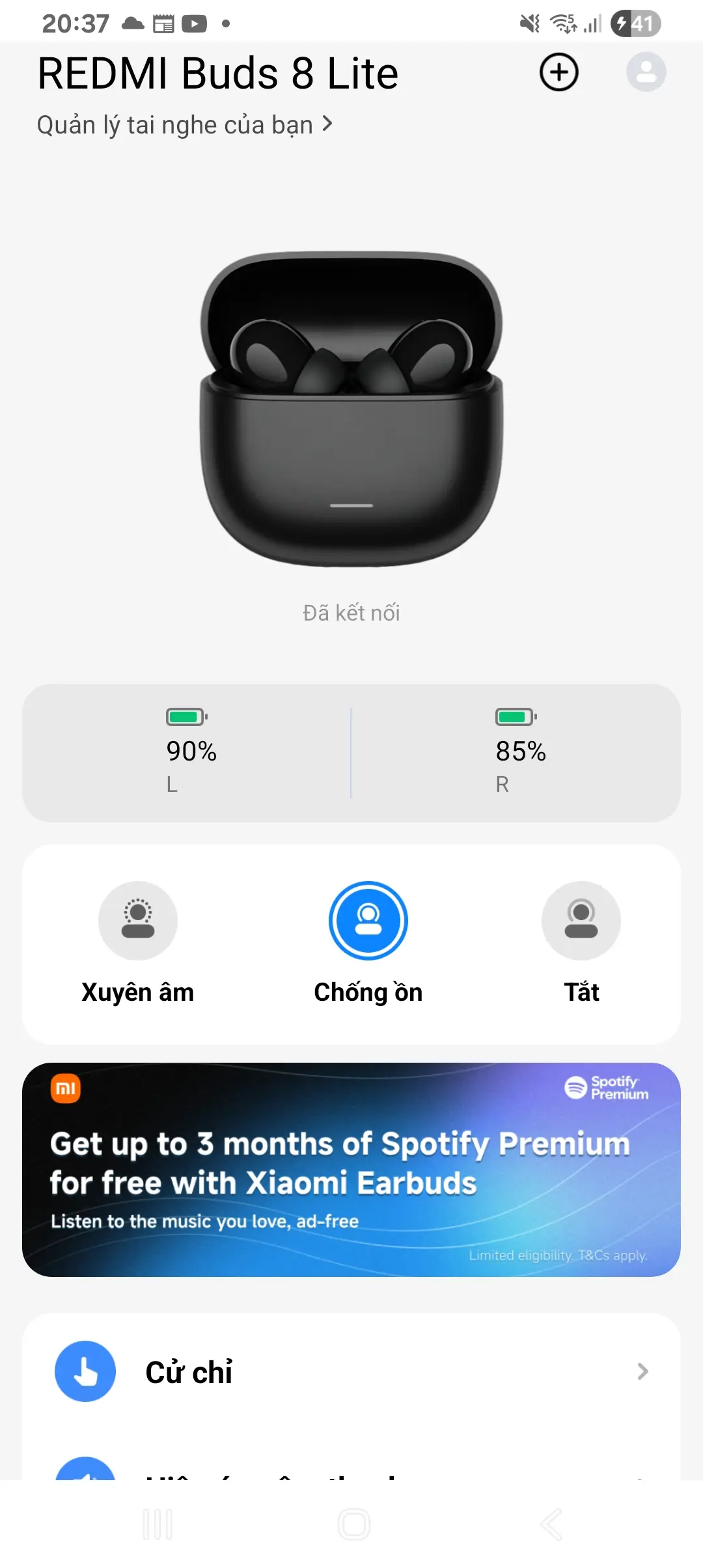 Khách hàng review Tai nghe Bluetooth True Wireless Xiaomi Redmi Buds 8 Lite 1