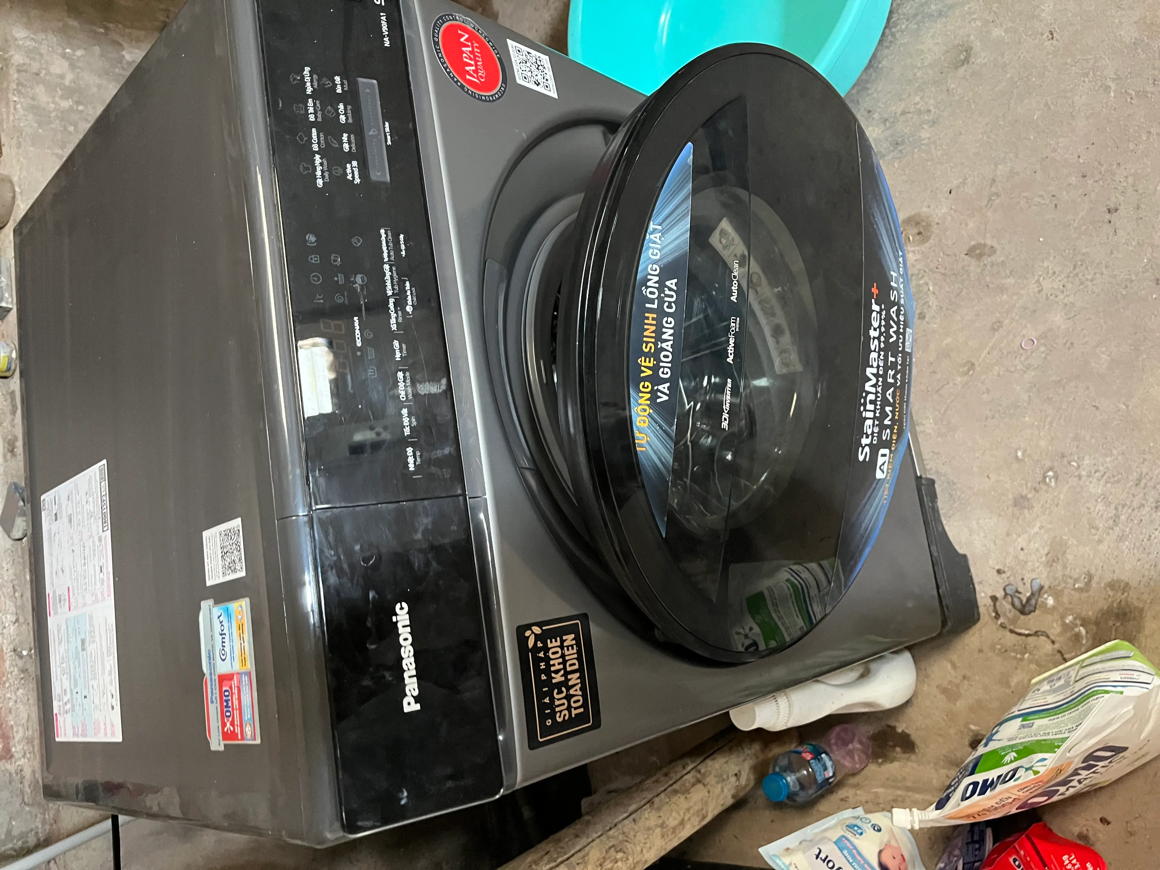 Khách hàng review Máy giặt Panasonic Inverter 9 kg NA-V90FA1LVT 2