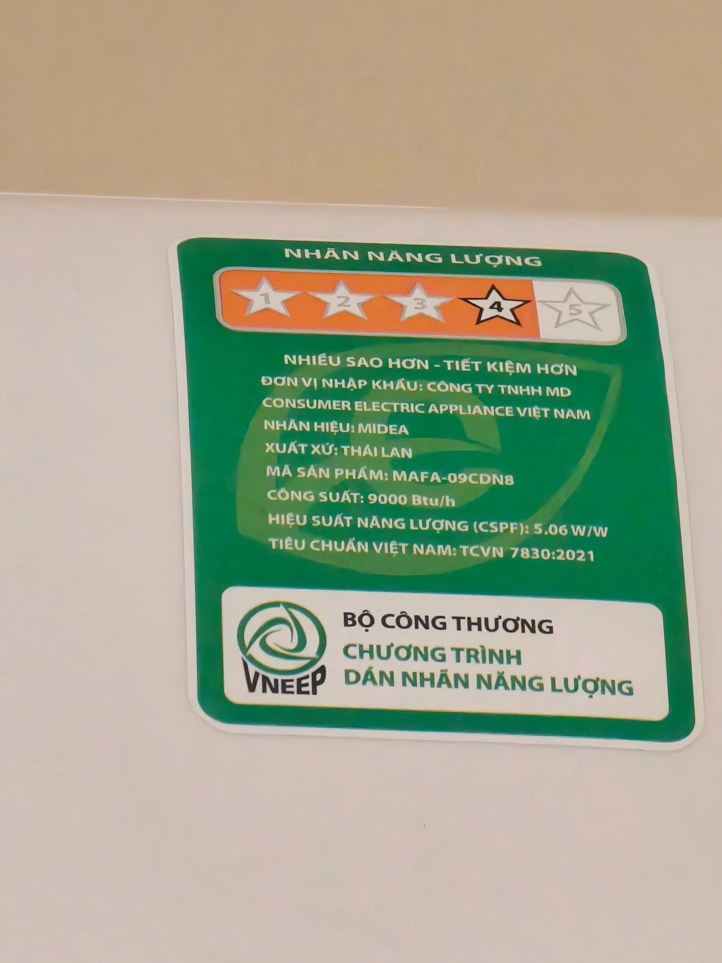 Khách hàng review Máy lạnh Midea Inverter 1 HP MAFA-09CDN8 6