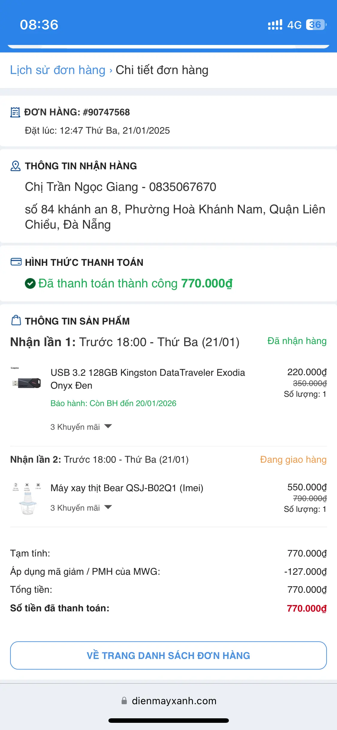Khách hàng review Máy xay thịt đa năng Bear QSJ-B02Q1 300W 2 lít 1