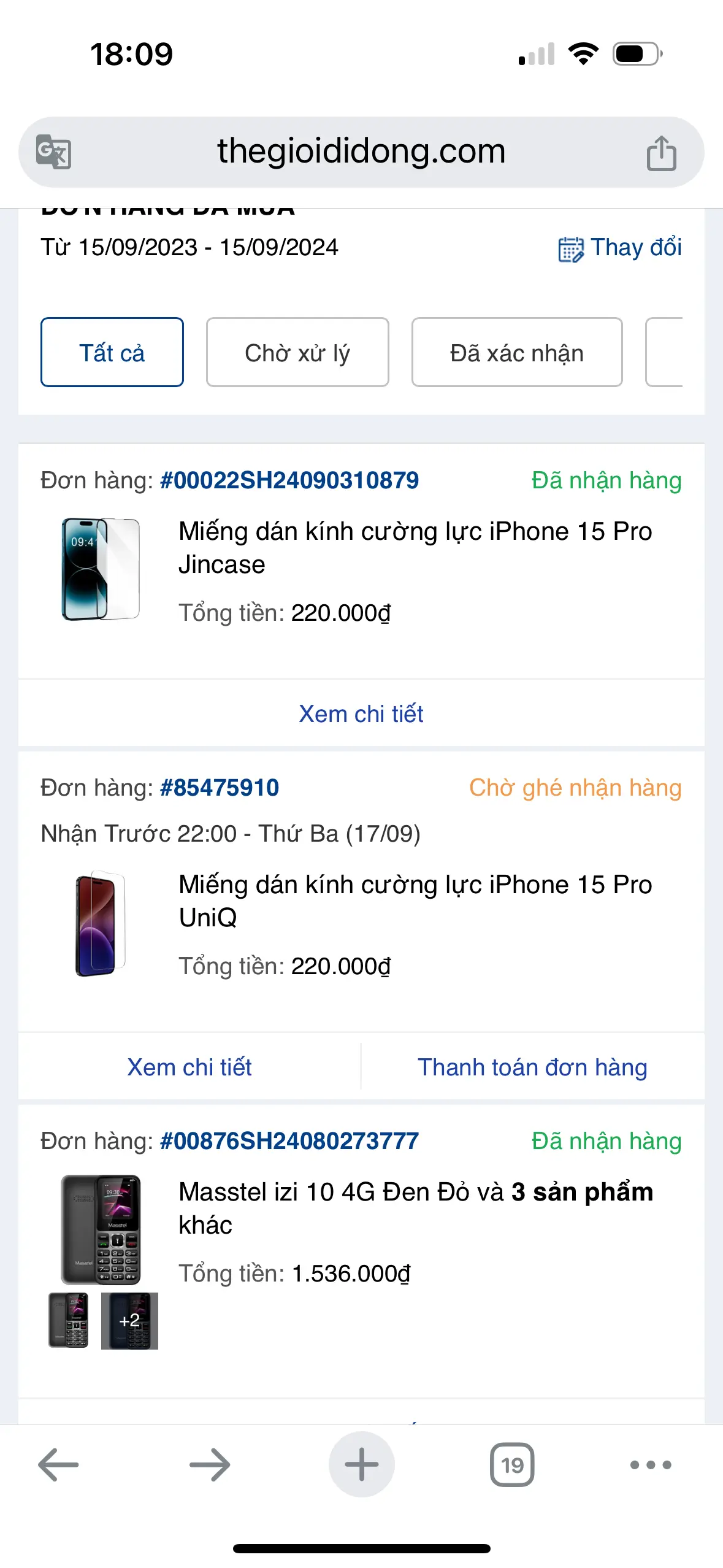 Khách hàng review Miếng dán kính cường lực iPhone 15 Pro Jincase 1